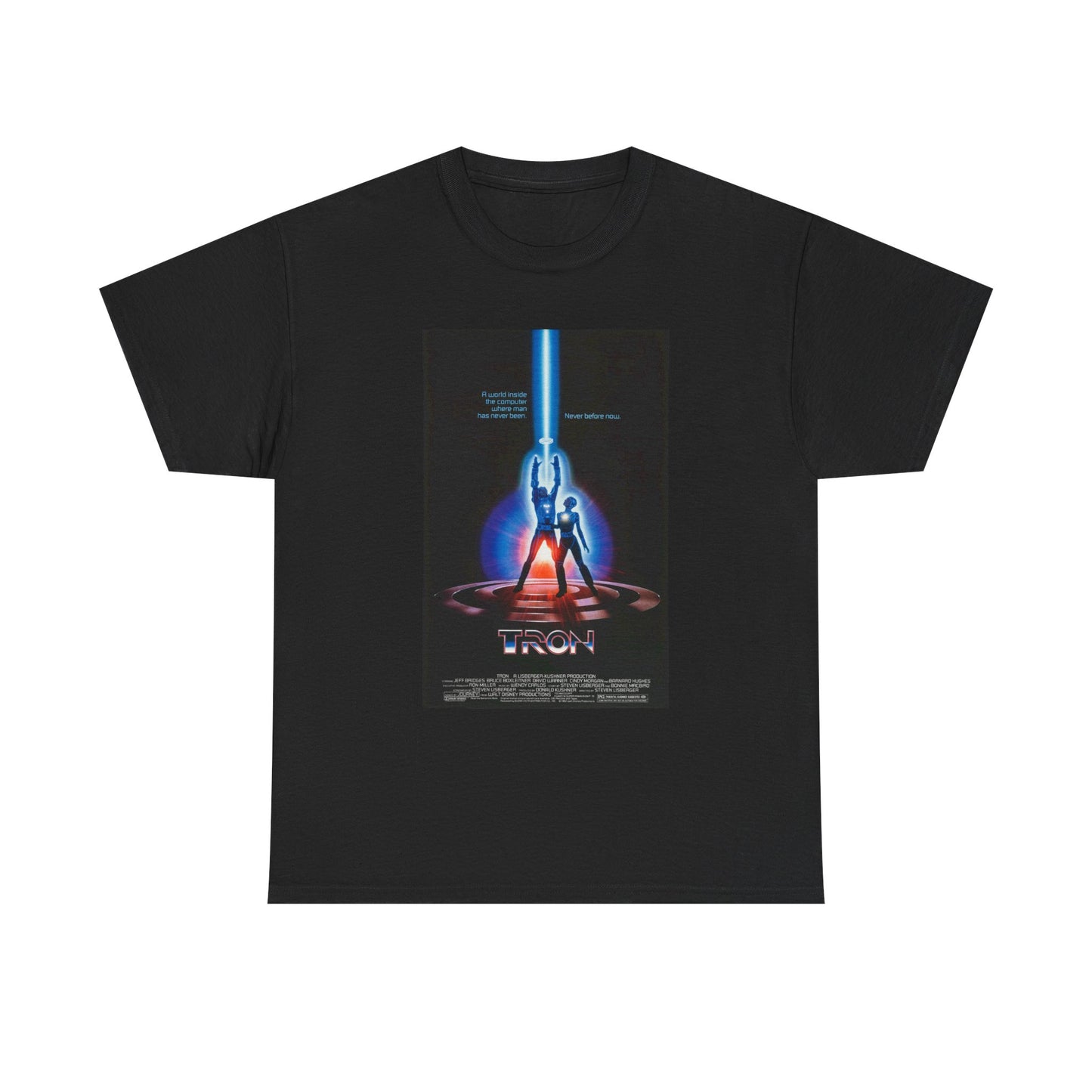 TRON Movie Poster Tee – Neon Sci-Fi Arcade Style Retro 80s