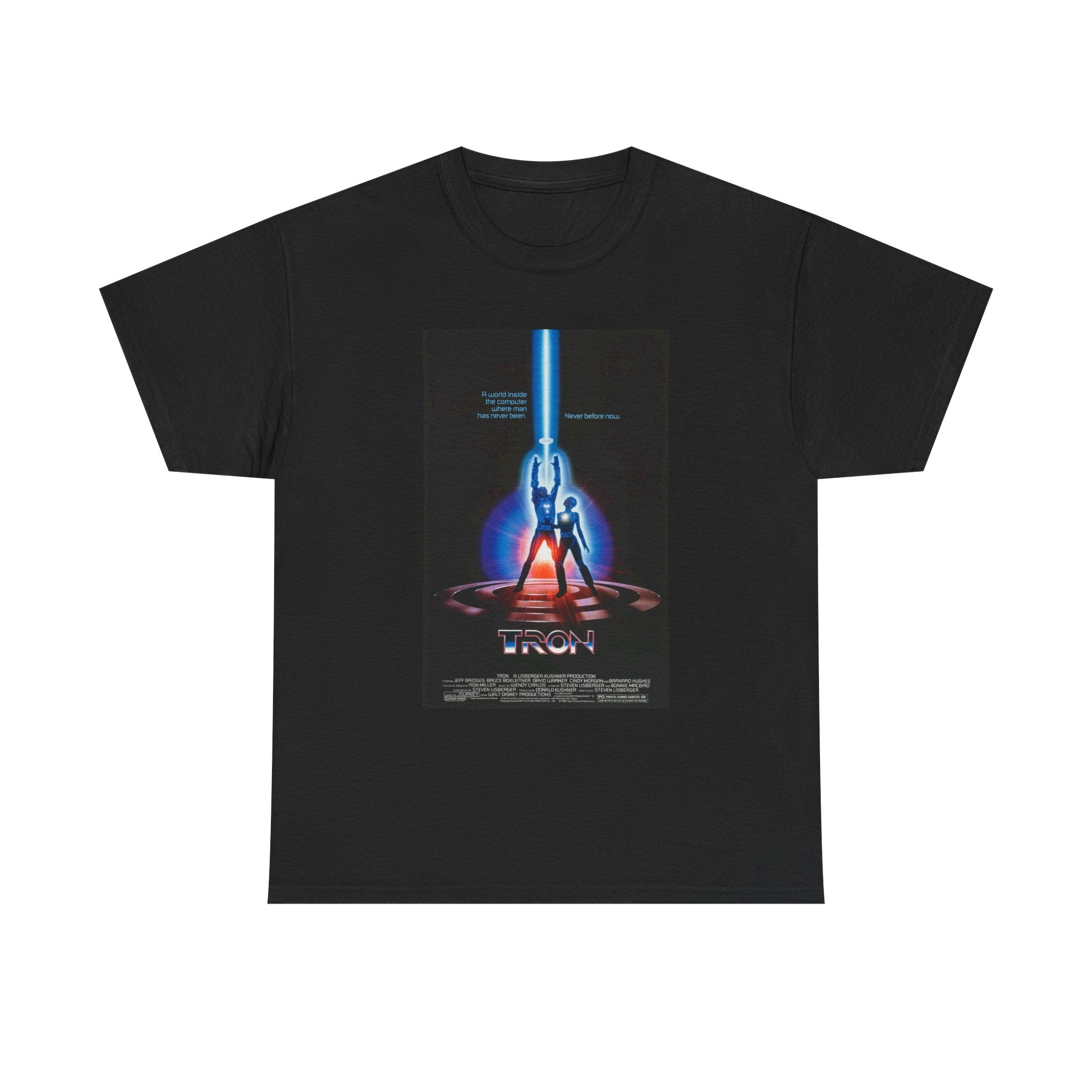 TRON Movie Poster Tee – Neon Sci-Fi Arcade Style Retro 80s
