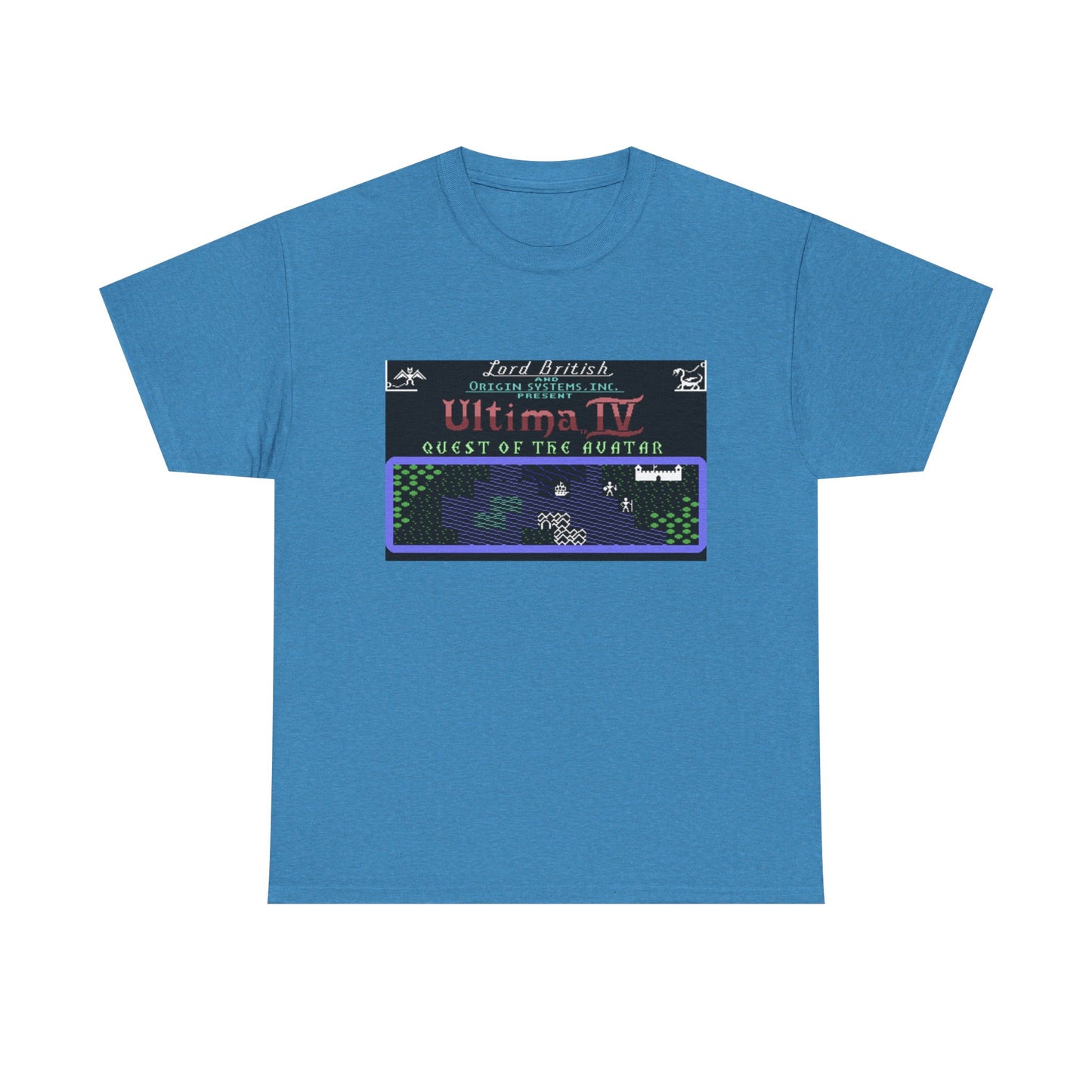 Ultima IV: Quest of the Avatar Commodore 64 Title Screen Tee – Classic C64 RPG