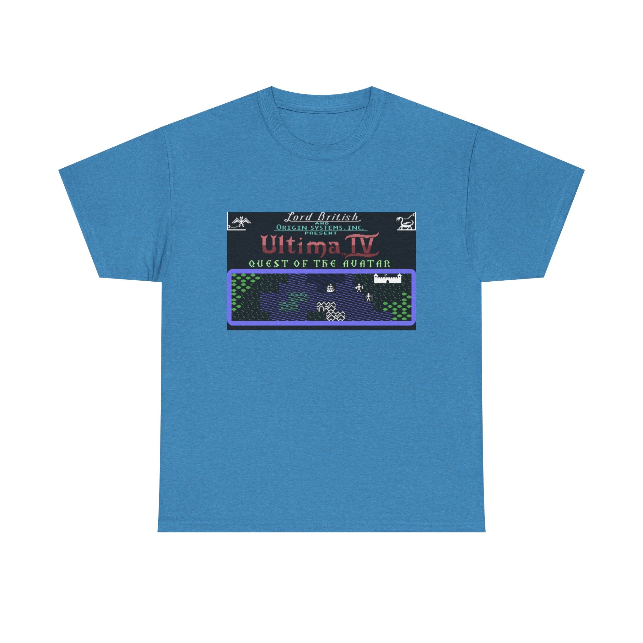 Ultima IV: Quest of the Avatar Commodore 64 Title Screen Tee – Classic C64 RPG
