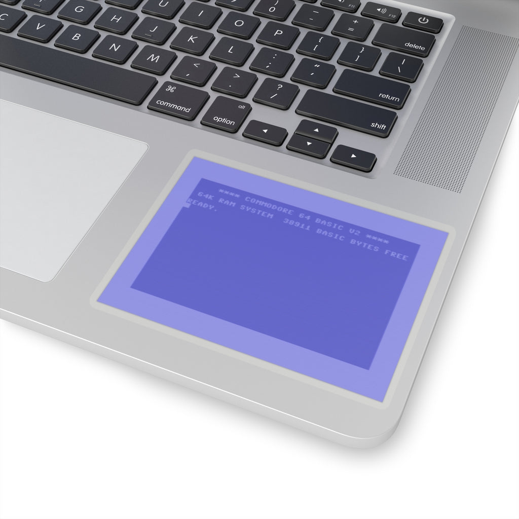Commodore 64 Ready Screen Sticker – Legends Boot Up in Basic!