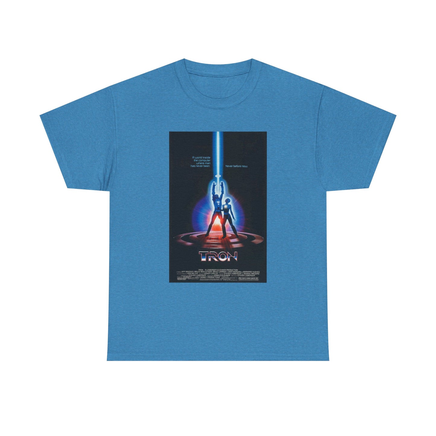 TRON Movie Poster Tee – Neon Sci-Fi Arcade Style Retro 80s