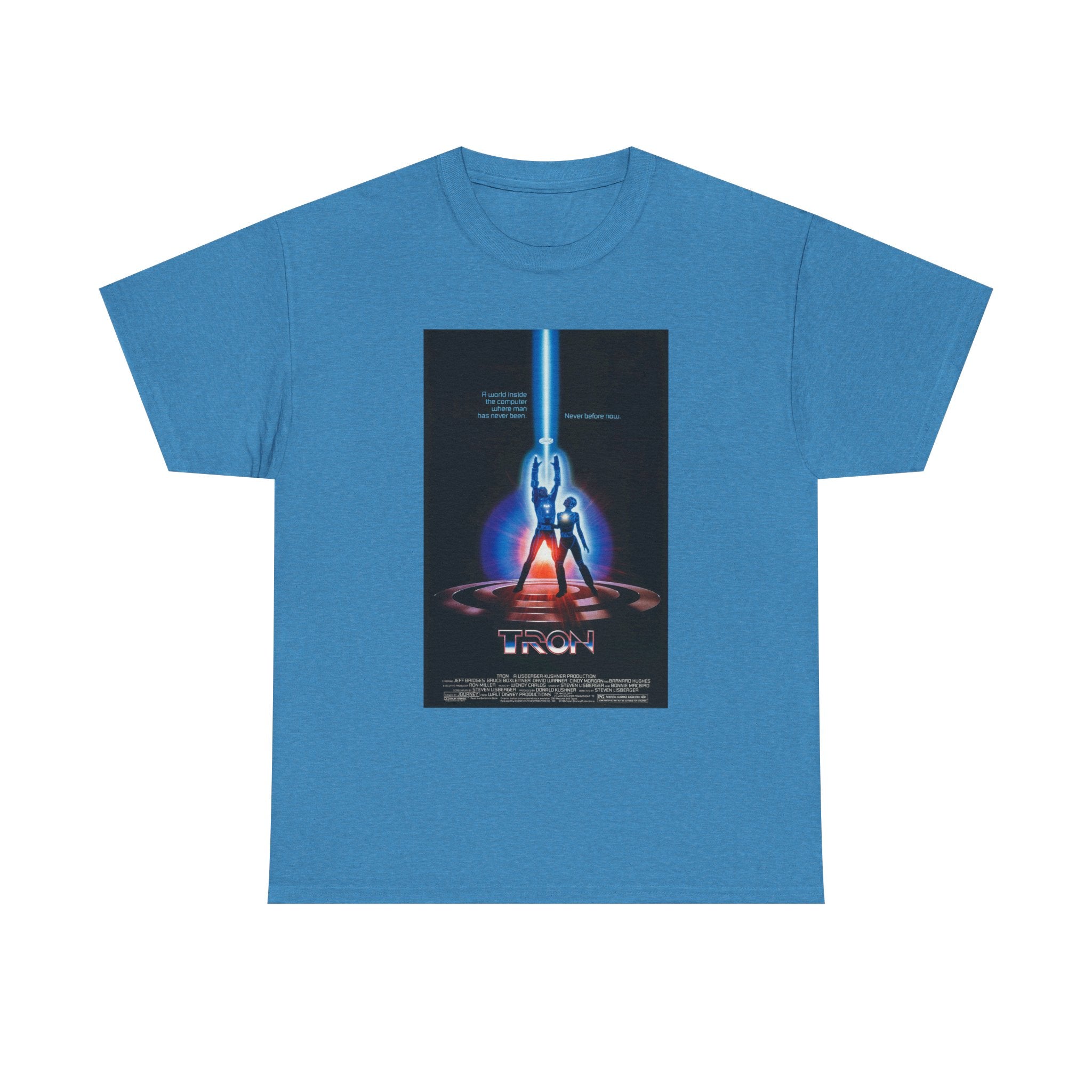 TRON Movie Poster Tee – Neon Sci-Fi Arcade Style Retro 80s