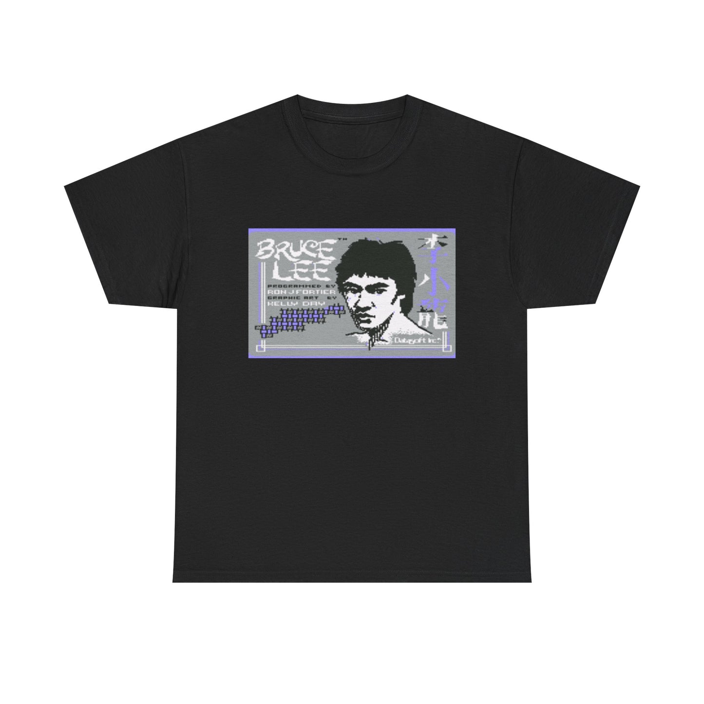 Bruce Lee Commodore 64 Title Screen Tee – Classic C64 Action Platformer