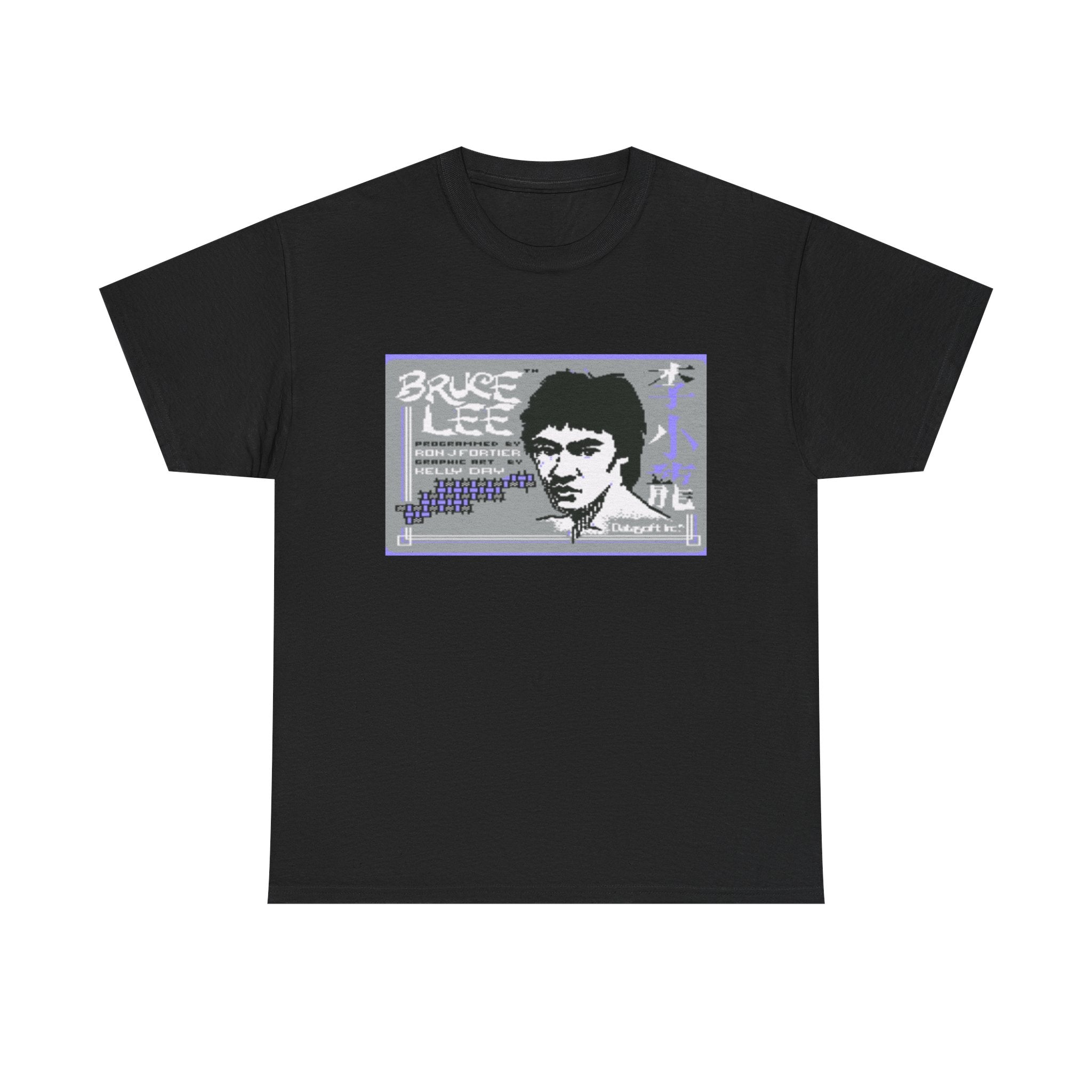 Bruce Lee Commodore 64 Title Screen Tee – Classic C64 Action Platformer