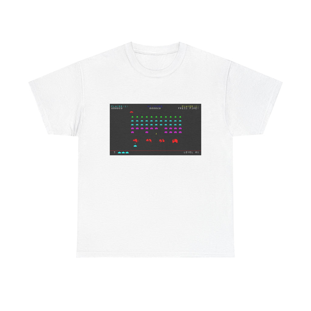 Space Invaders Tee – Classic 80s Arcade Game Scene