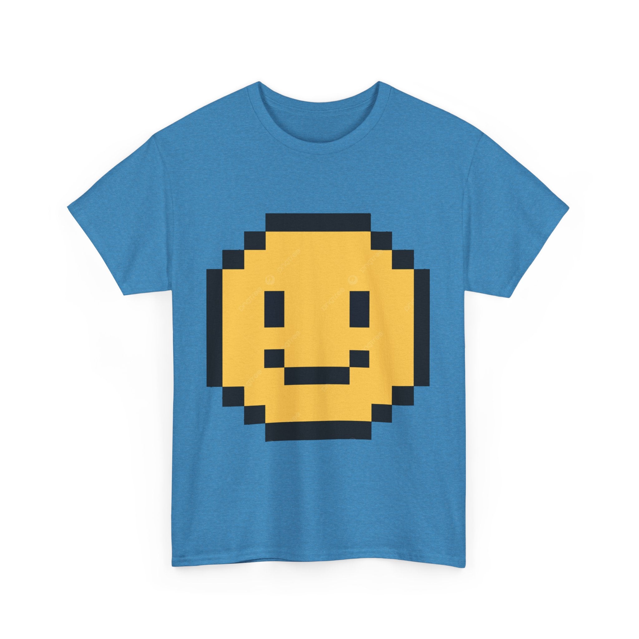 8-Bit Smiley Face Tee – Classic Pixel Art Retro Gaming Style
