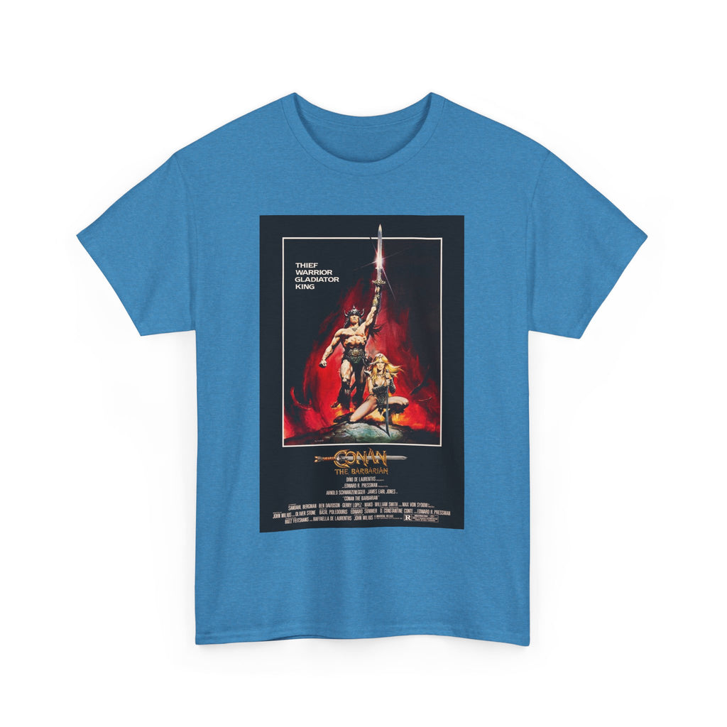 Conan the Barbarian Movie Poster Tee – Epic 80s Fantasy Classic