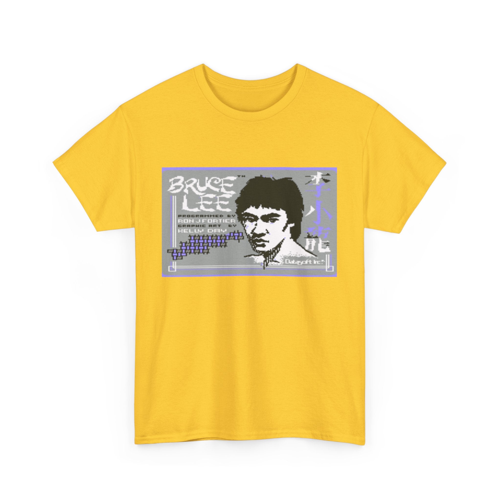 Bruce Lee Commodore 64 Title Screen Tee – Classic C64 Action Platformer
