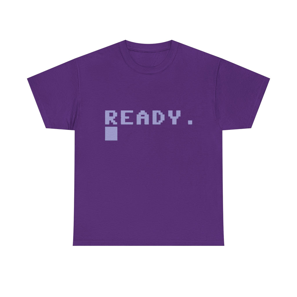 READY. – Commodore 64 Startup Screen Tee 80s Retro Computing