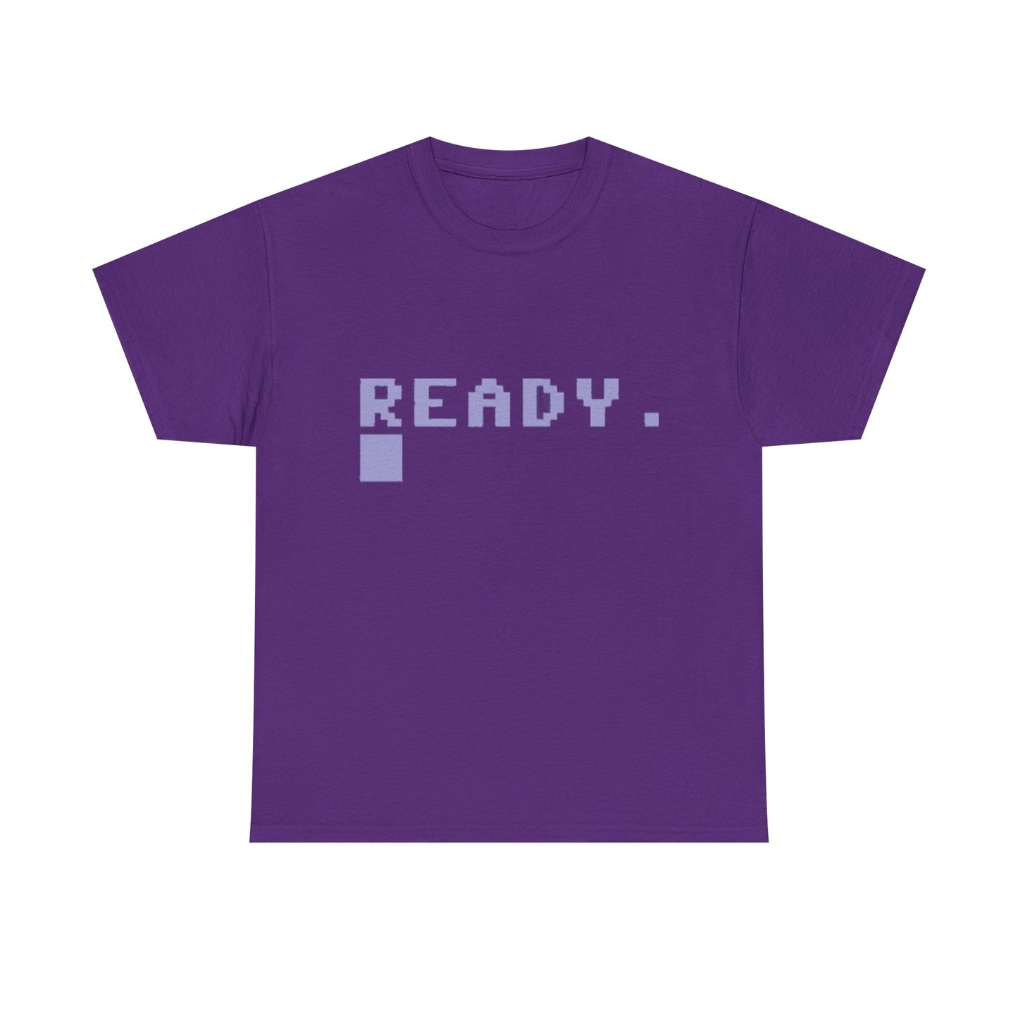 READY. – Commodore 64 Startup Screen Tee 80s Retro Computing