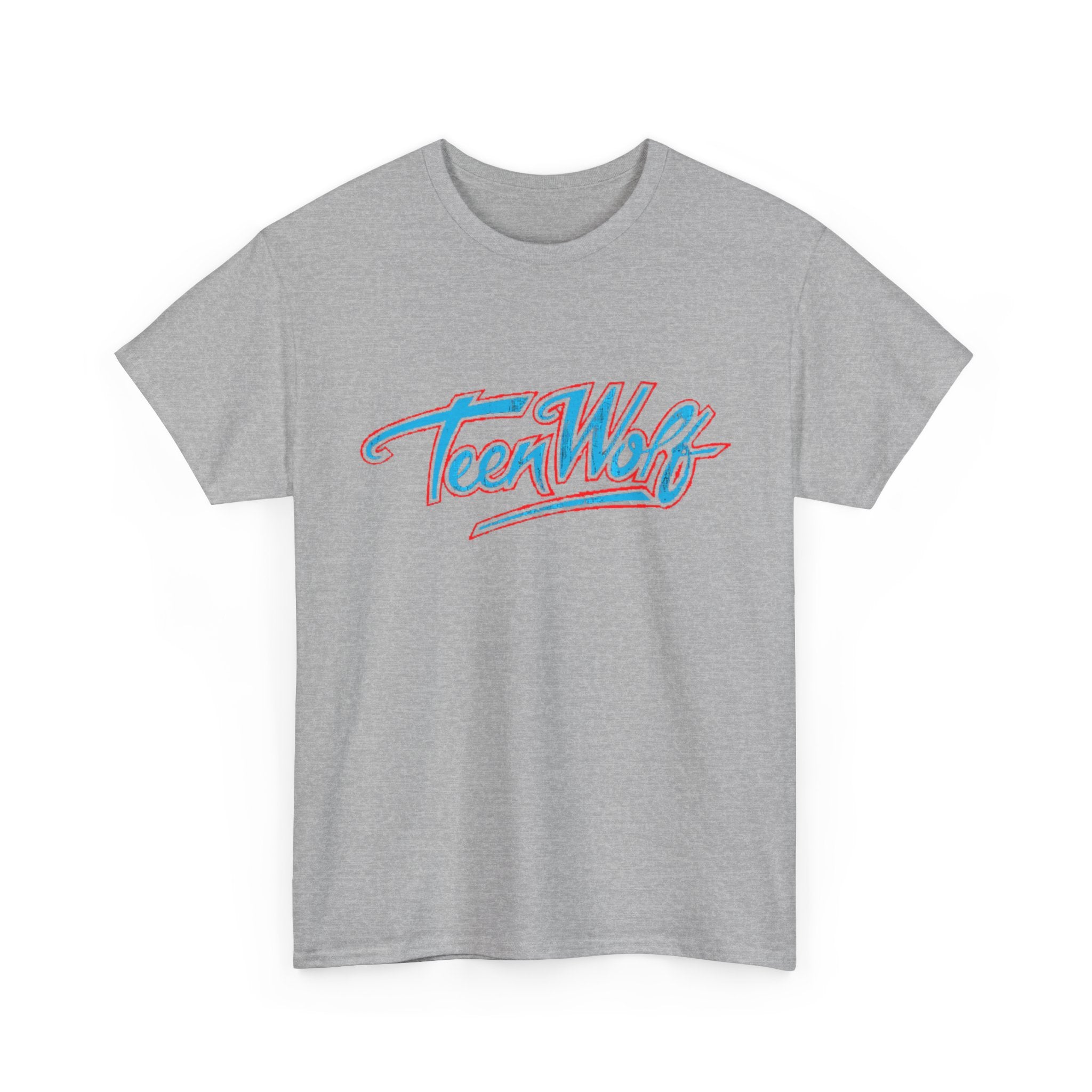 Teen Wolf Neon Logo Tee – 80s Movie Magic