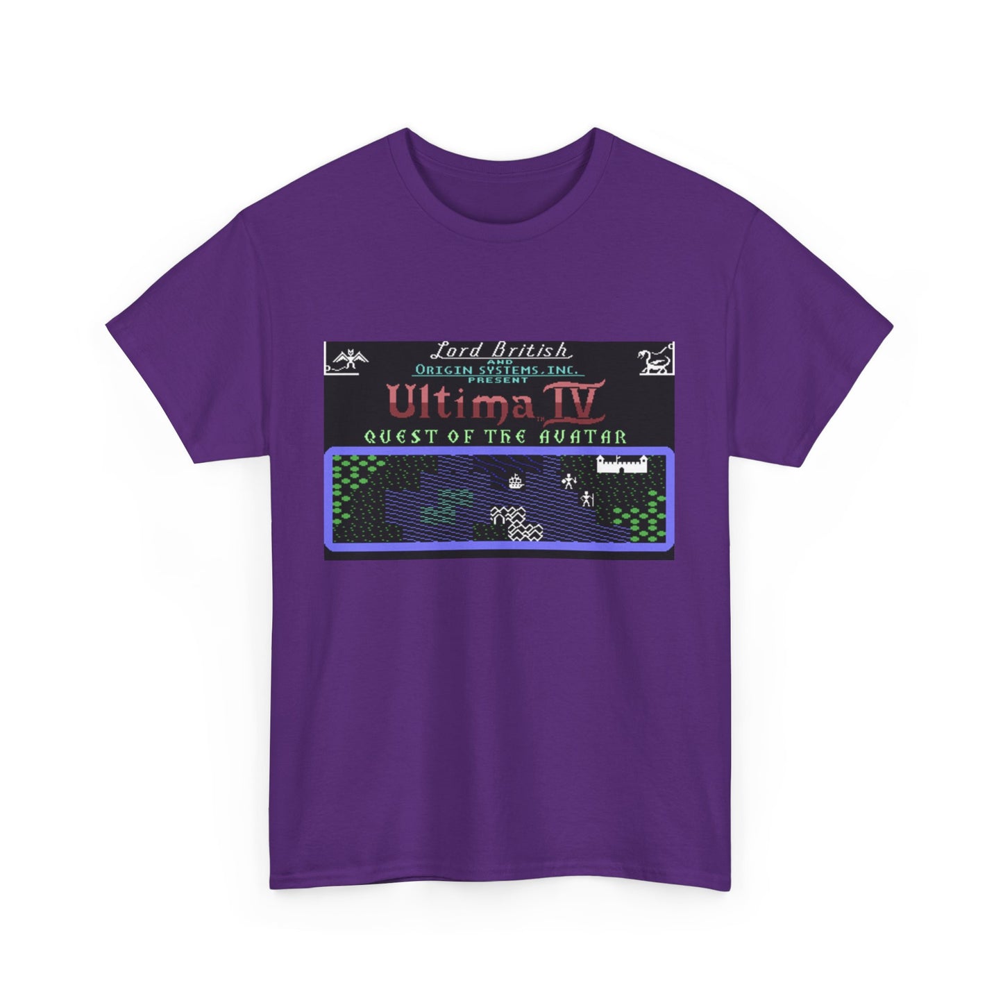 Ultima IV: Quest of the Avatar Commodore 64 Title Screen Tee – Classic C64 RPG