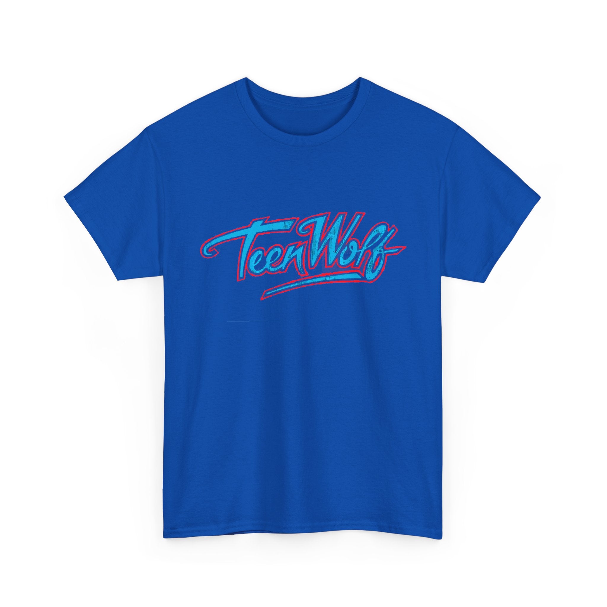 Teen Wolf Neon Logo Tee – 80s Movie Magic