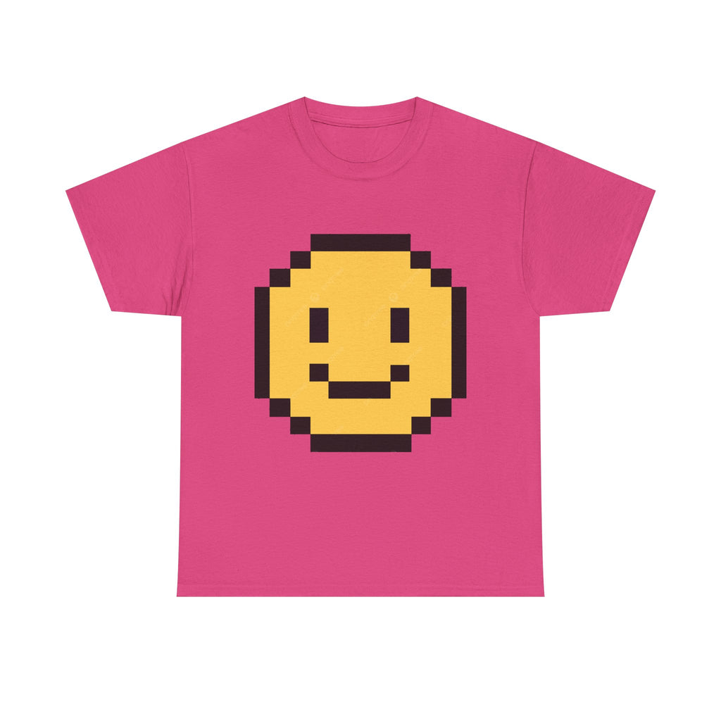 8-Bit Smiley Face Tee – Classic Pixel Art Retro Gaming Style