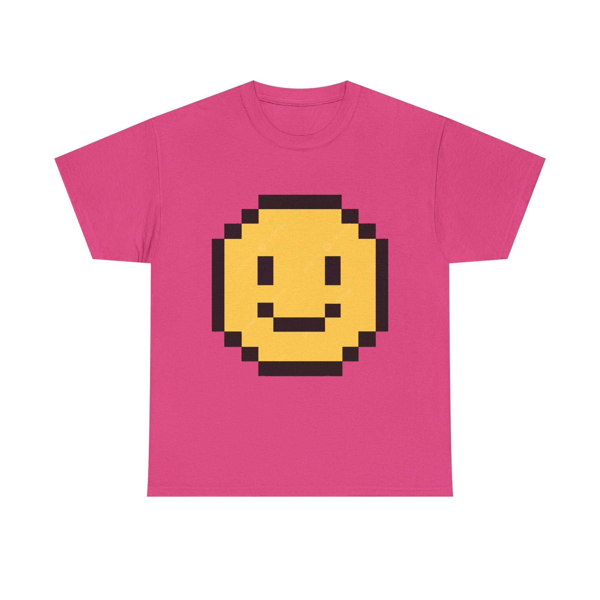 8-Bit Smiley Face Tee – Classic Pixel Art Retro Gaming Style