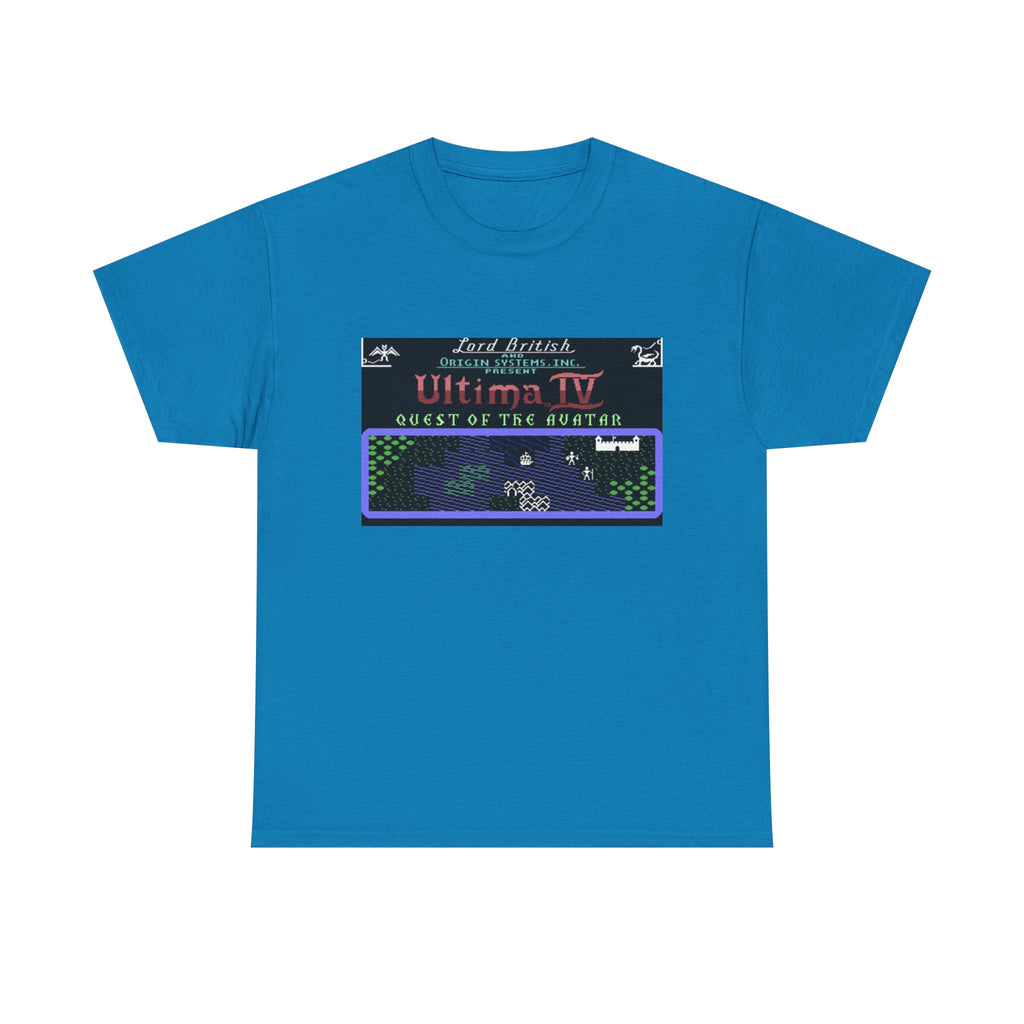 Ultima IV: Quest of the Avatar Commodore 64 Title Screen Tee – Classic C64 RPG