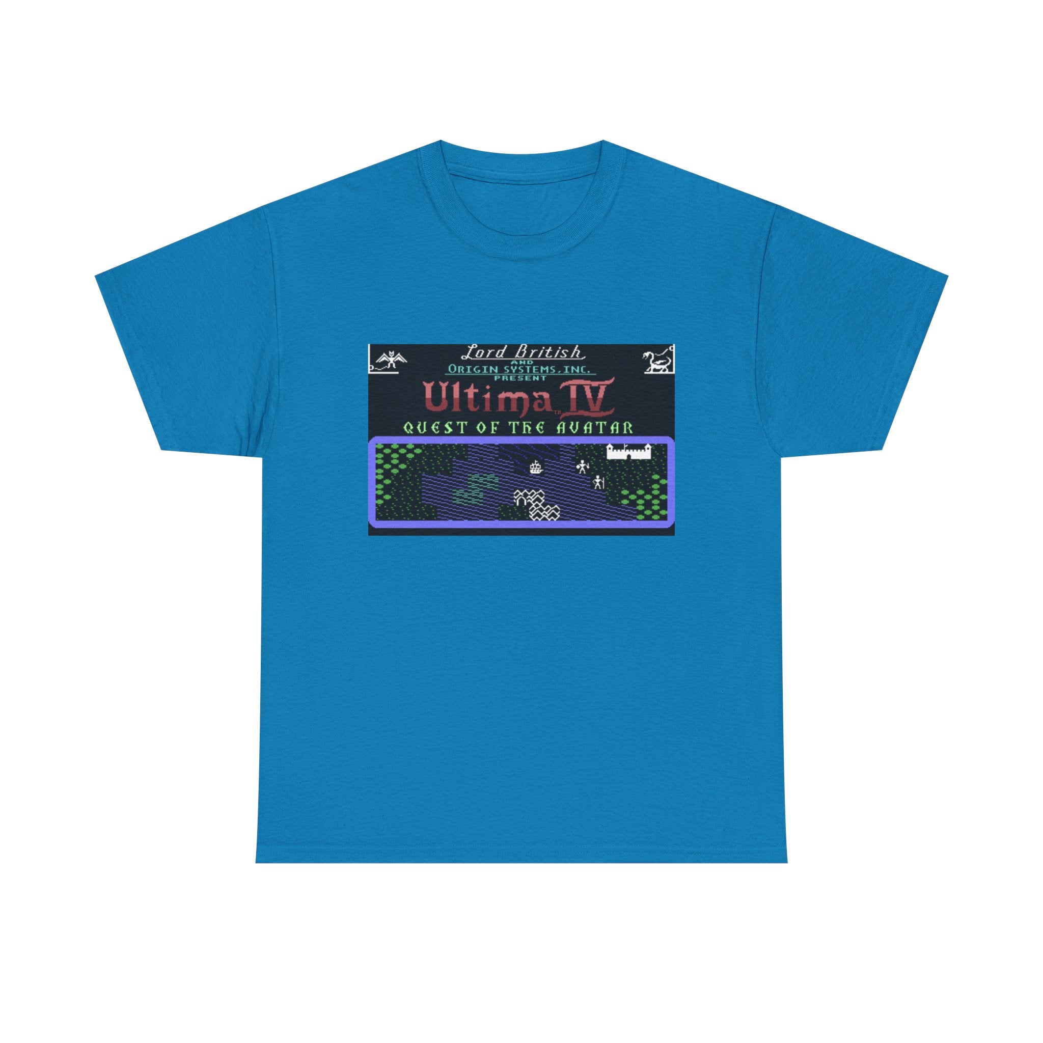 Ultima IV: Quest of the Avatar Commodore 64 Title Screen Tee – Classic C64 RPG