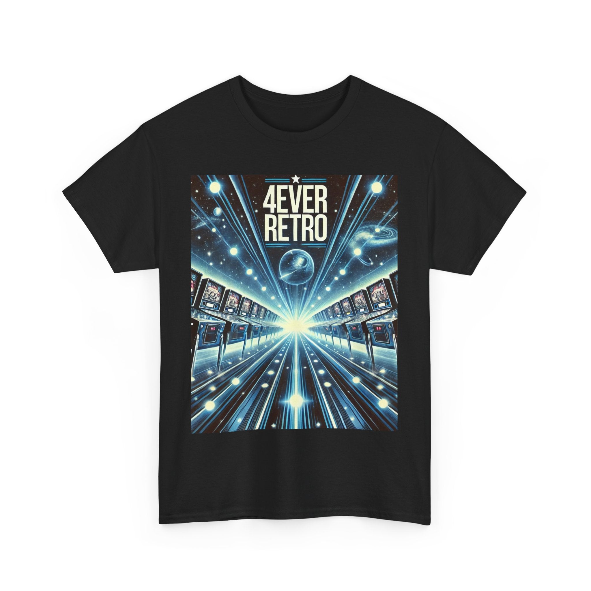 4ever Retro Pinball Galaxy Tee – Endless Arcade Adventure