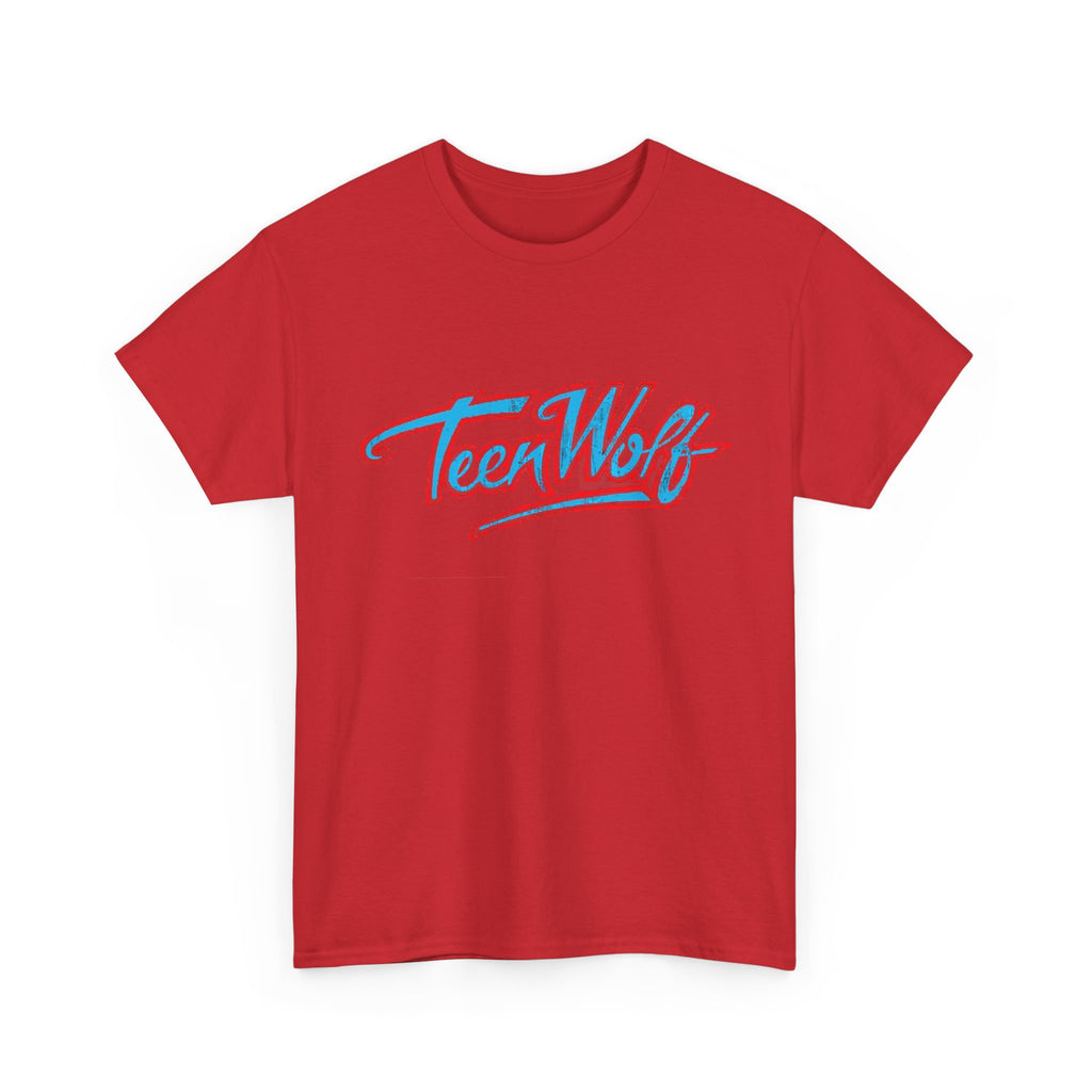Teen Wolf Neon Logo Tee – 80s Movie Magic