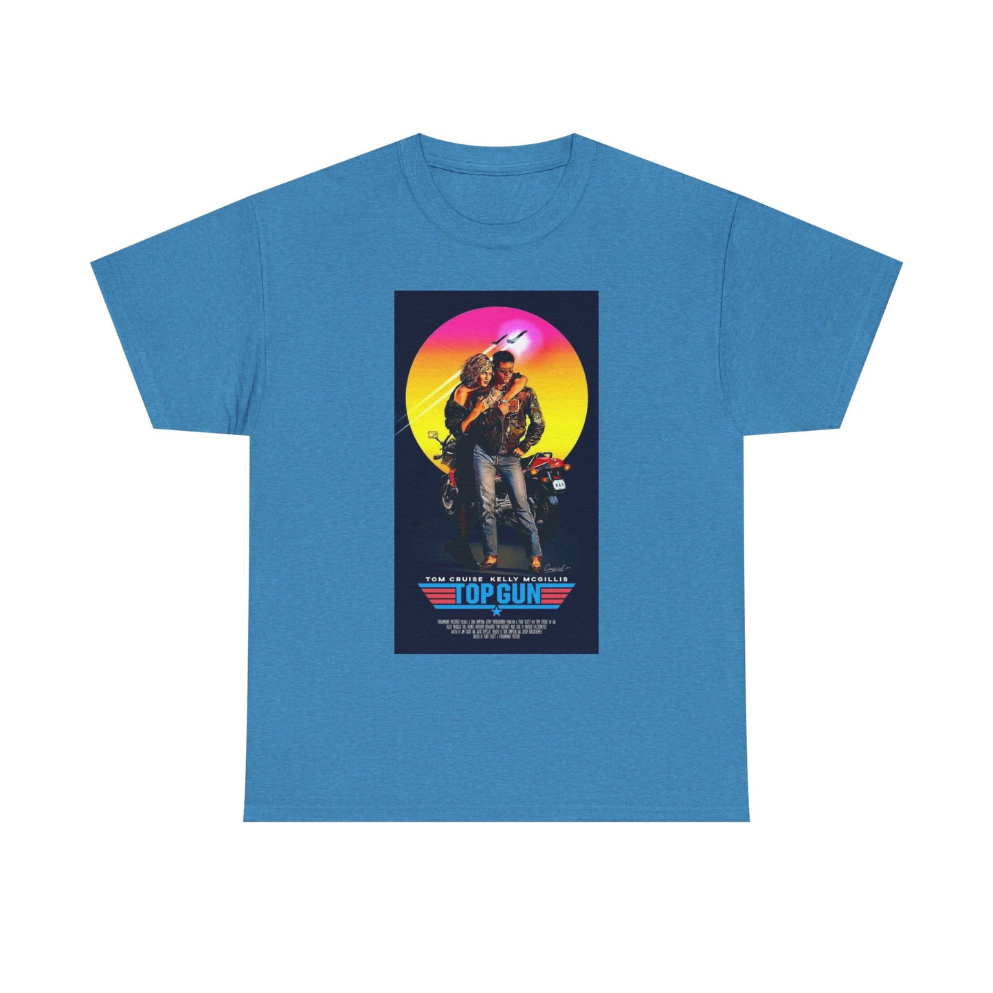 Retro 80s TOP GUN Tee – High-Flying Action Film Style