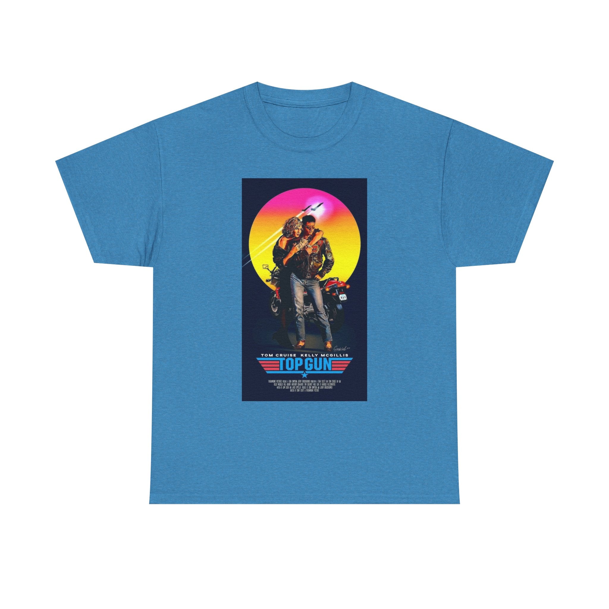 Retro 80s TOP GUN Tee – High-Flying Action Film Style