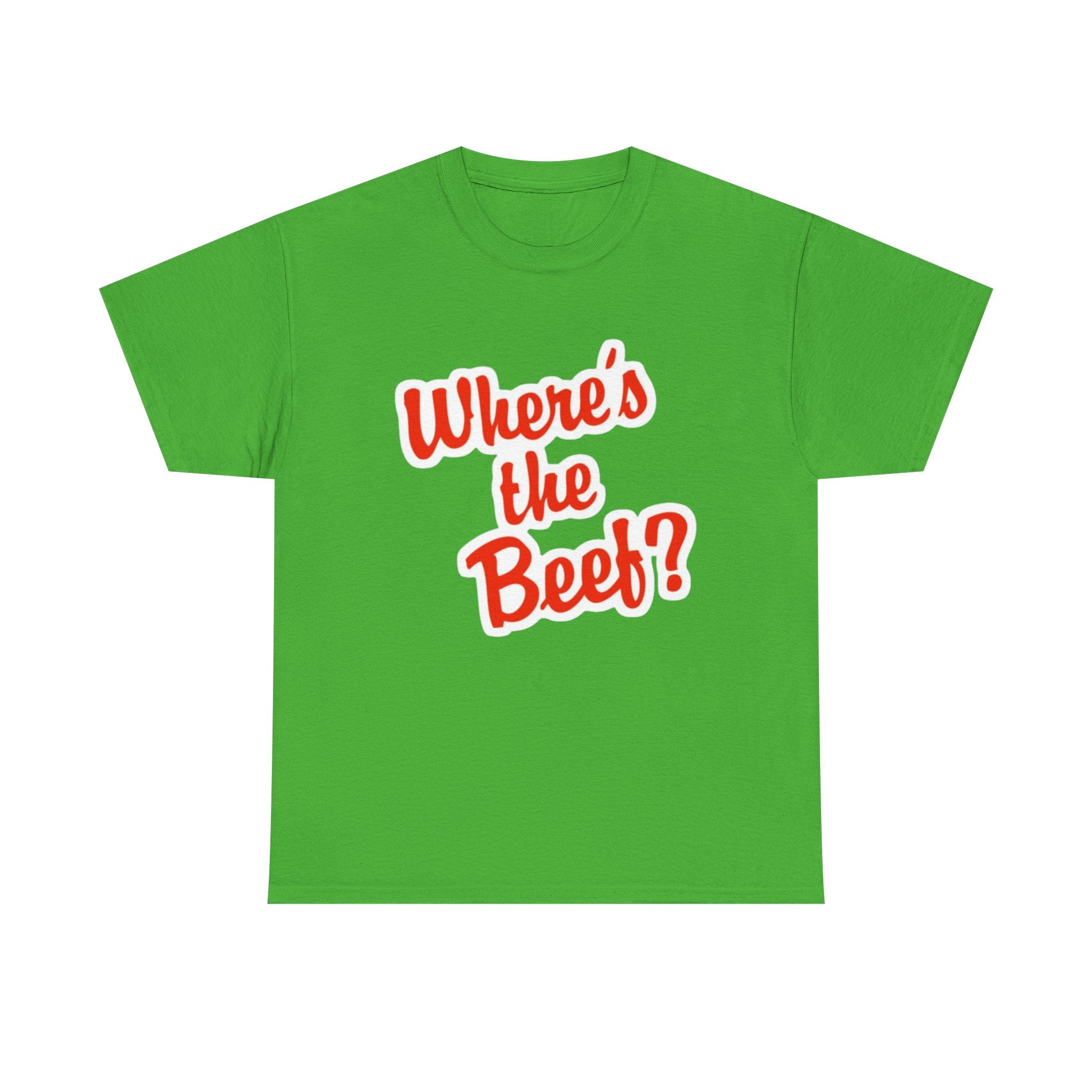 Where’s the Beef? Classic Tee – 80s Ad Icon