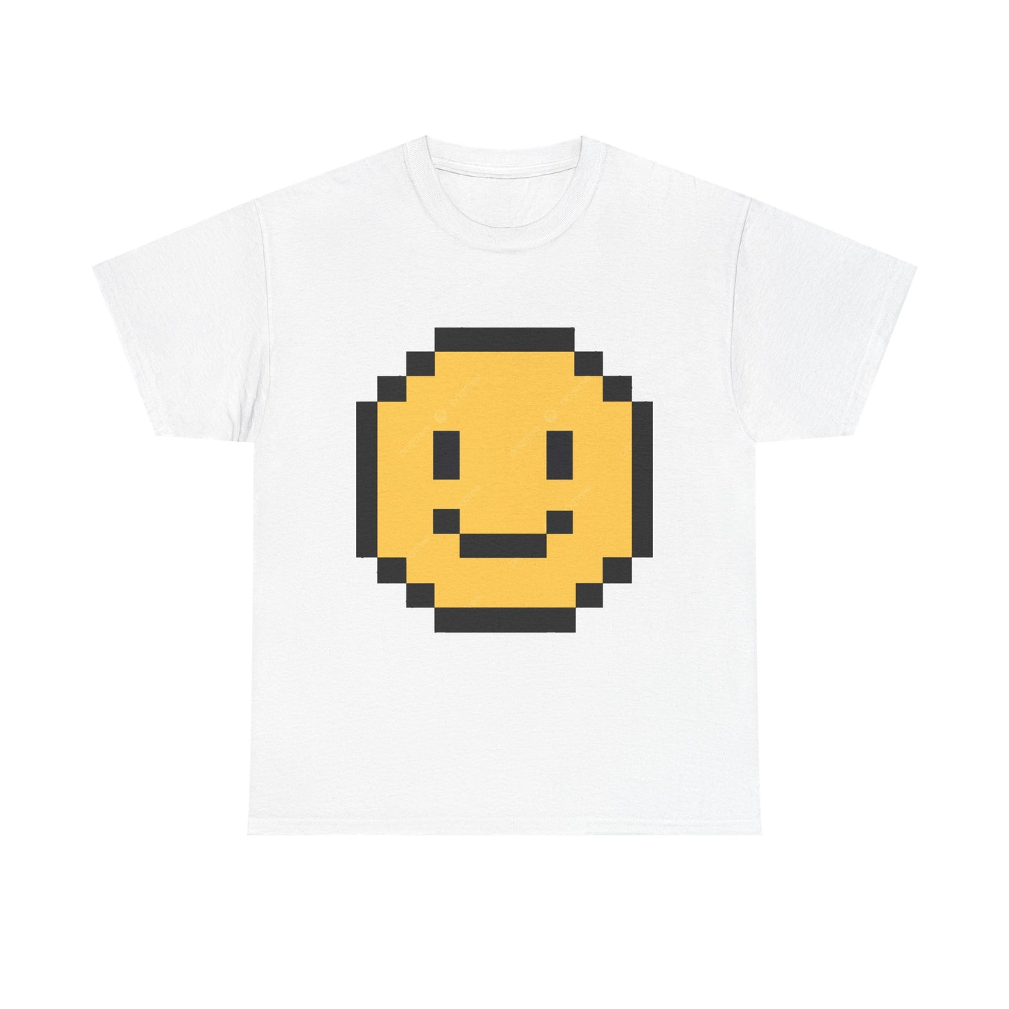 8-Bit Smiley Face Tee – Classic Pixel Art Retro Gaming Style