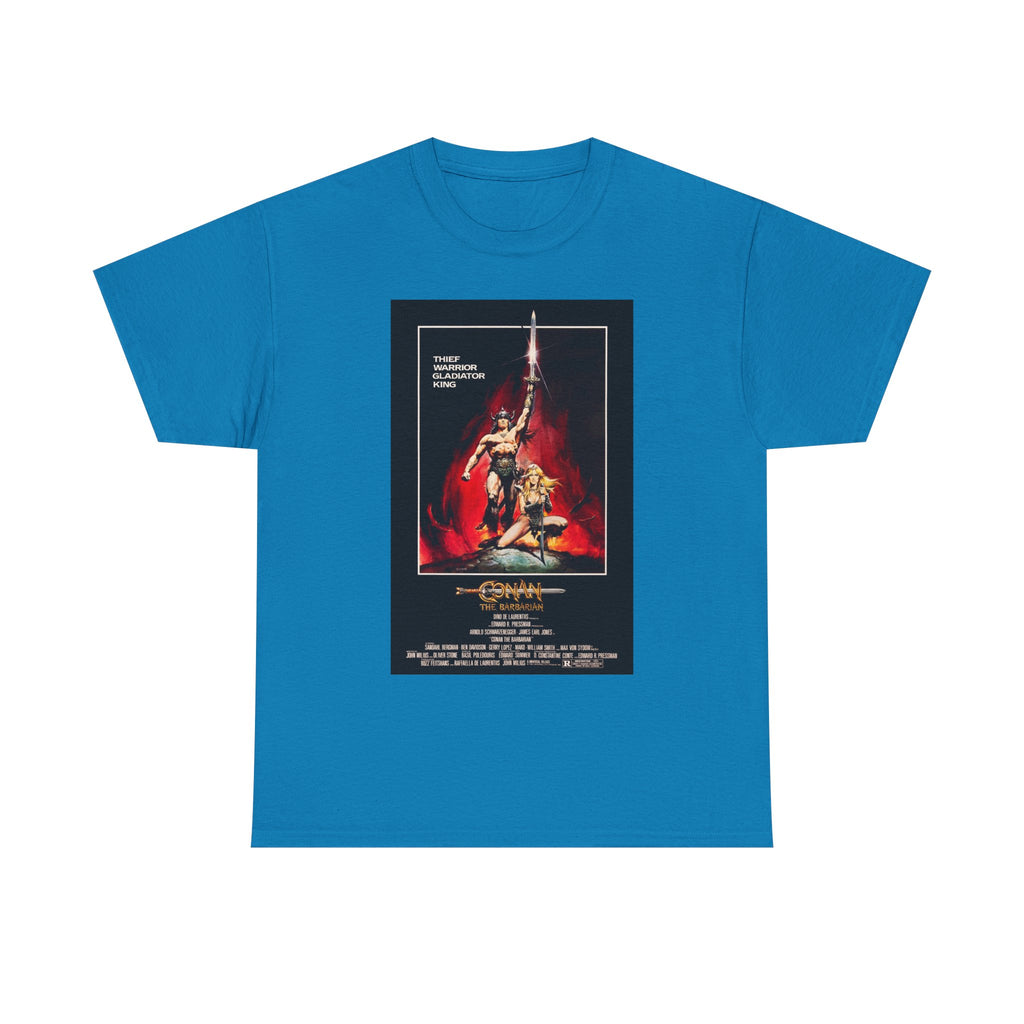 Conan the Barbarian Movie Poster Tee – Epic 80s Fantasy Classic