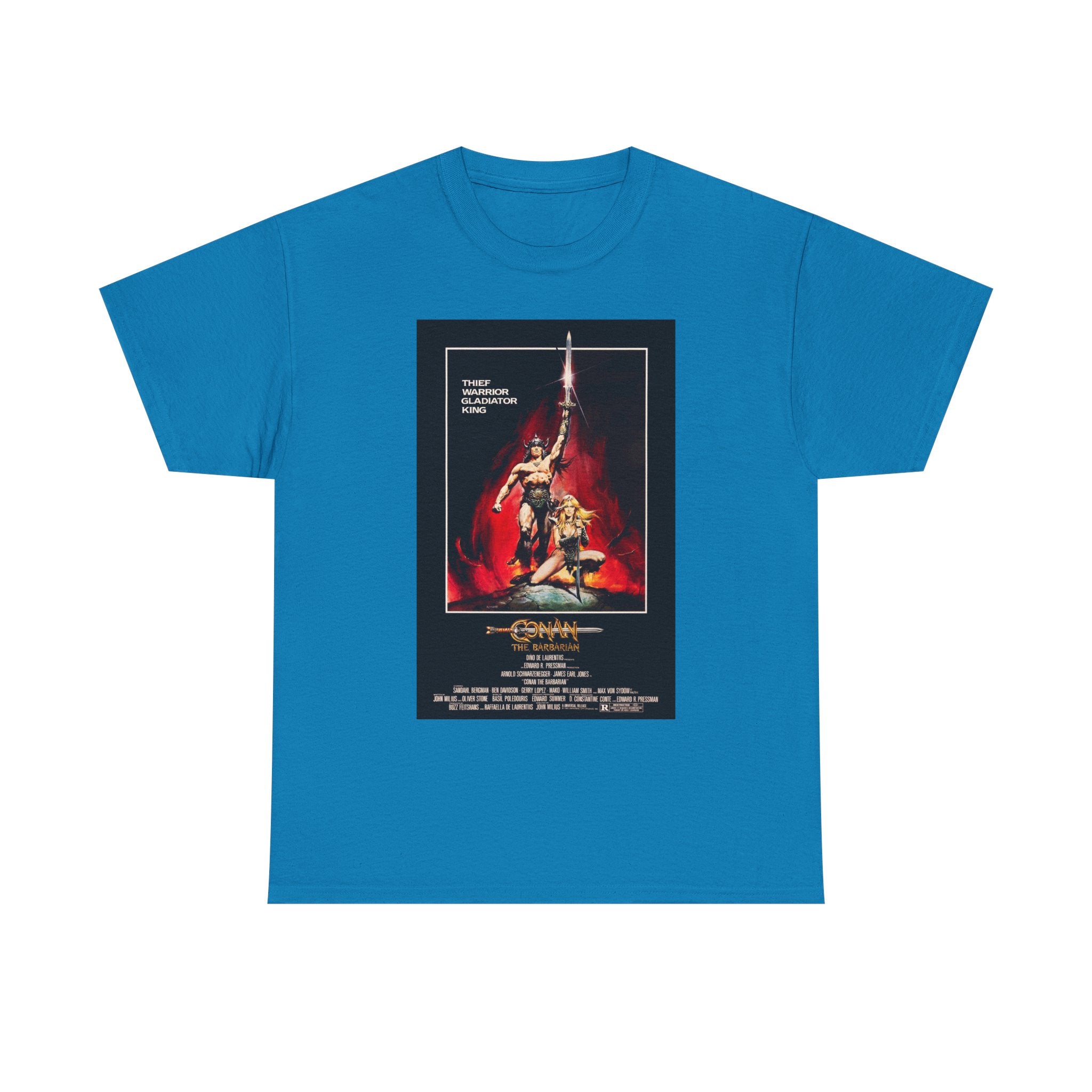 Conan the Barbarian Movie Poster Tee – Epic 80s Fantasy Classic