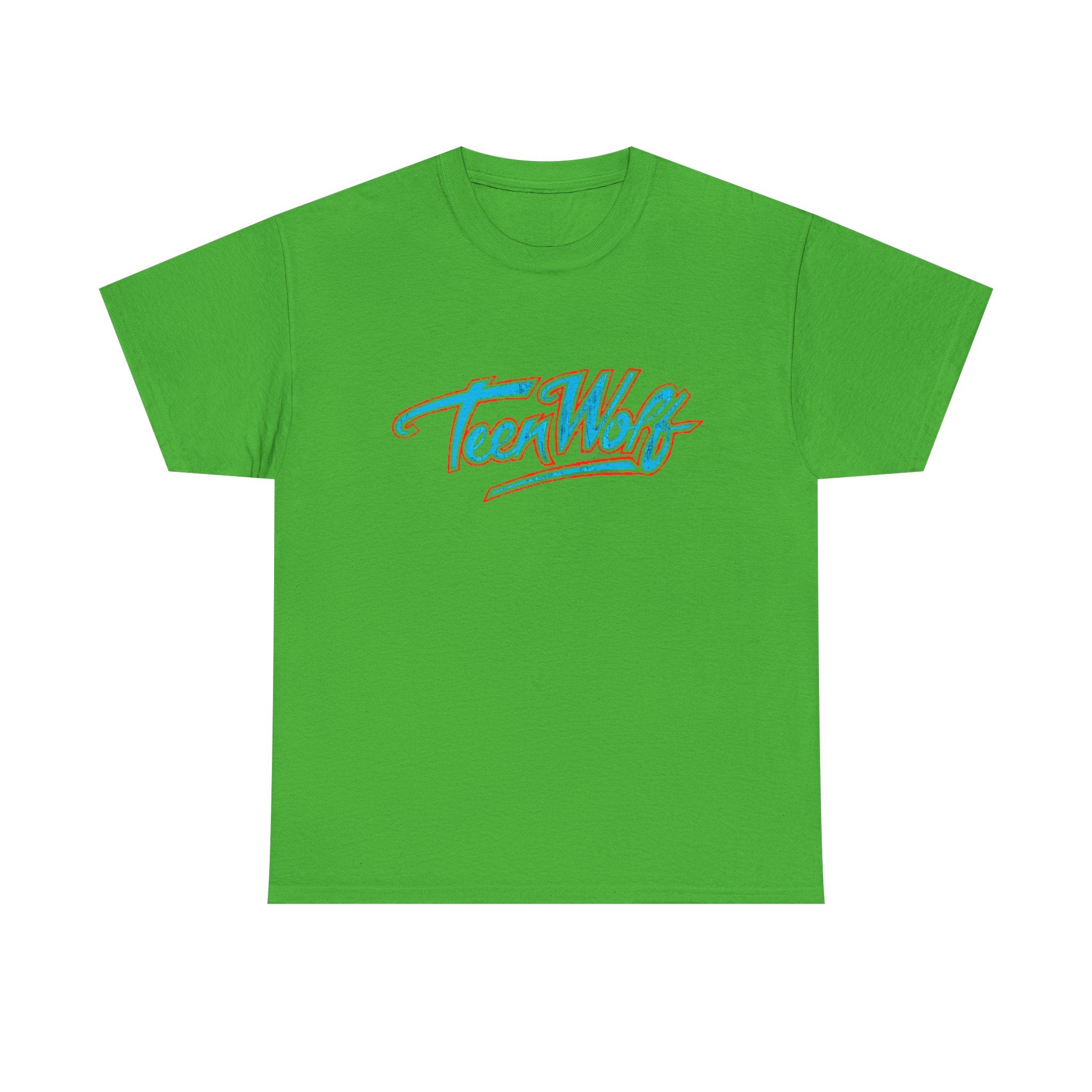 Teen Wolf Neon Logo Tee – 80s Movie Magic