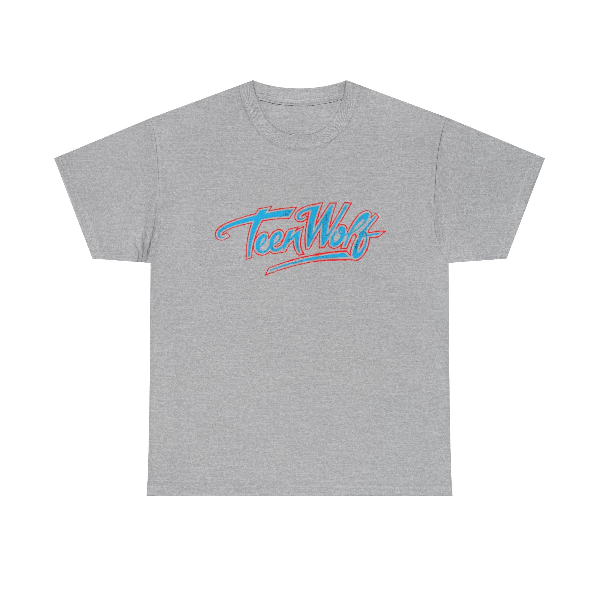 Teen Wolf Neon Logo Tee – 80s Movie Magic