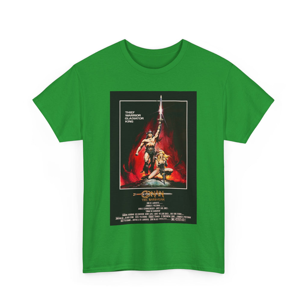 Conan the Barbarian Movie Poster Tee – Epic 80s Fantasy Classic