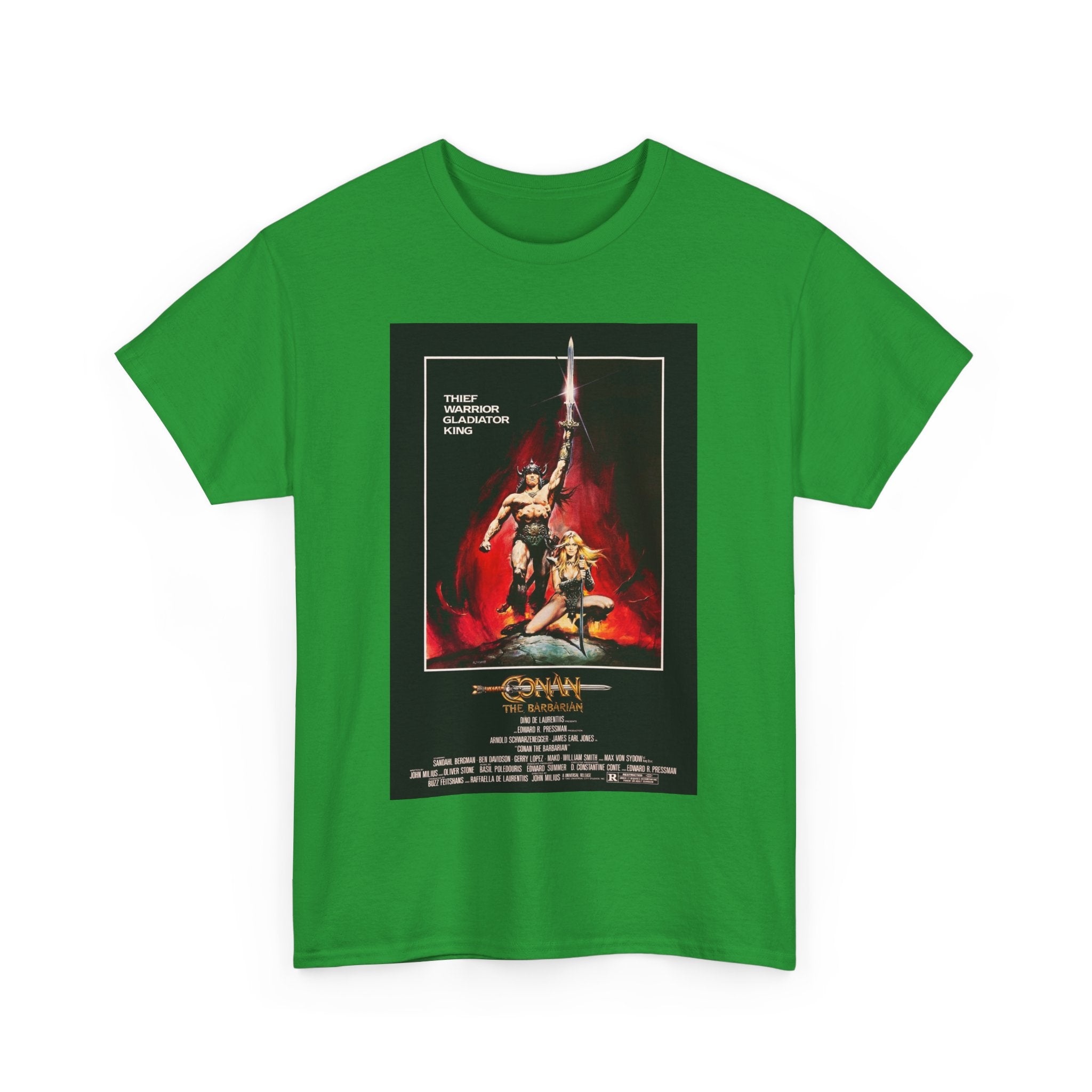 Conan the Barbarian Movie Poster Tee – Epic 80s Fantasy Classic