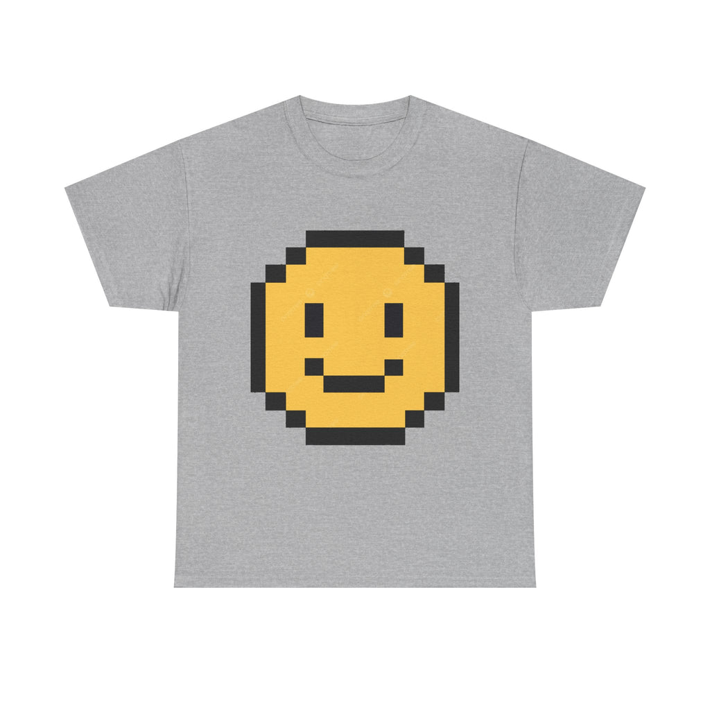 8-Bit Smiley Face Tee – Classic Pixel Art Retro Gaming Style