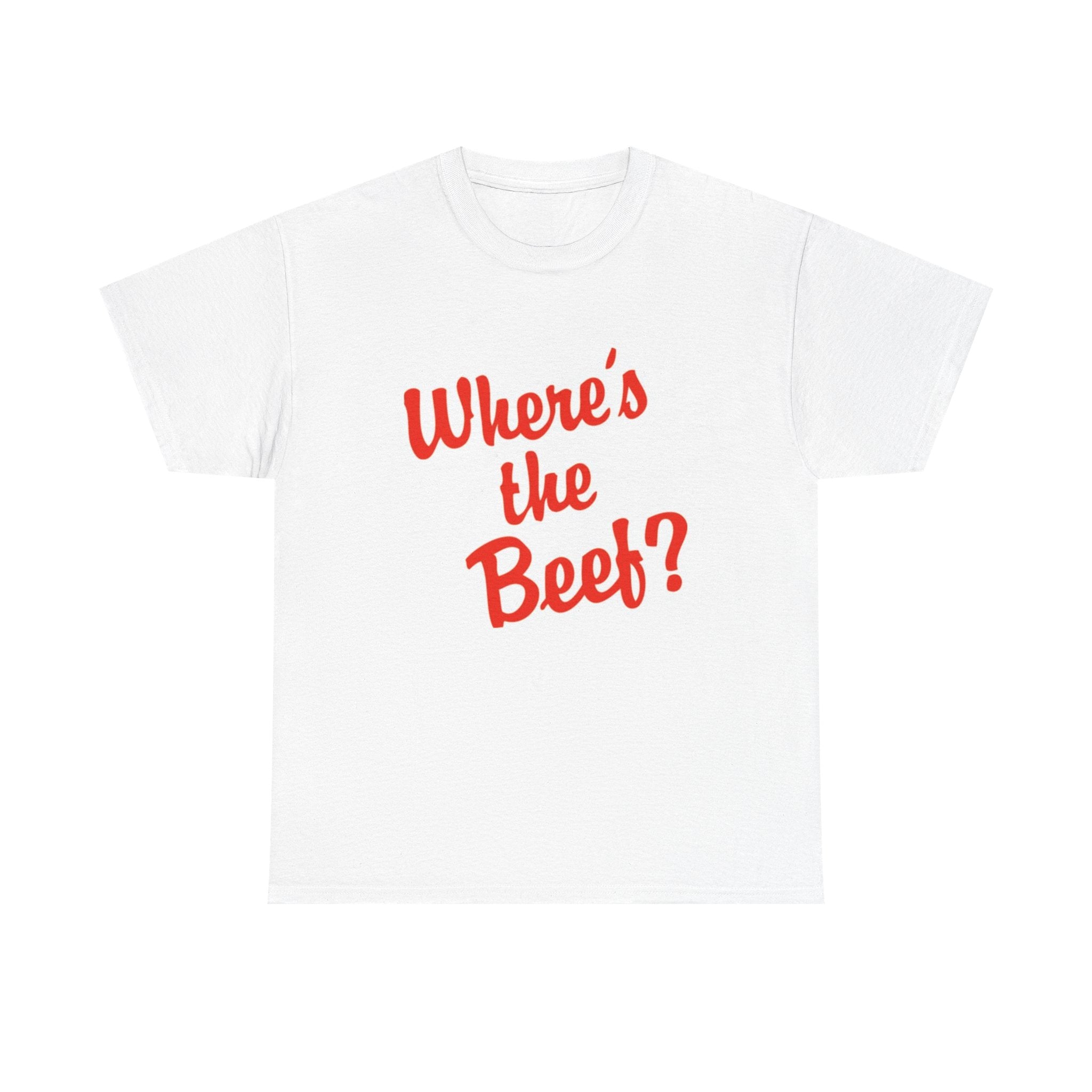 Where’s the Beef? Classic Tee – 80s Ad Icon