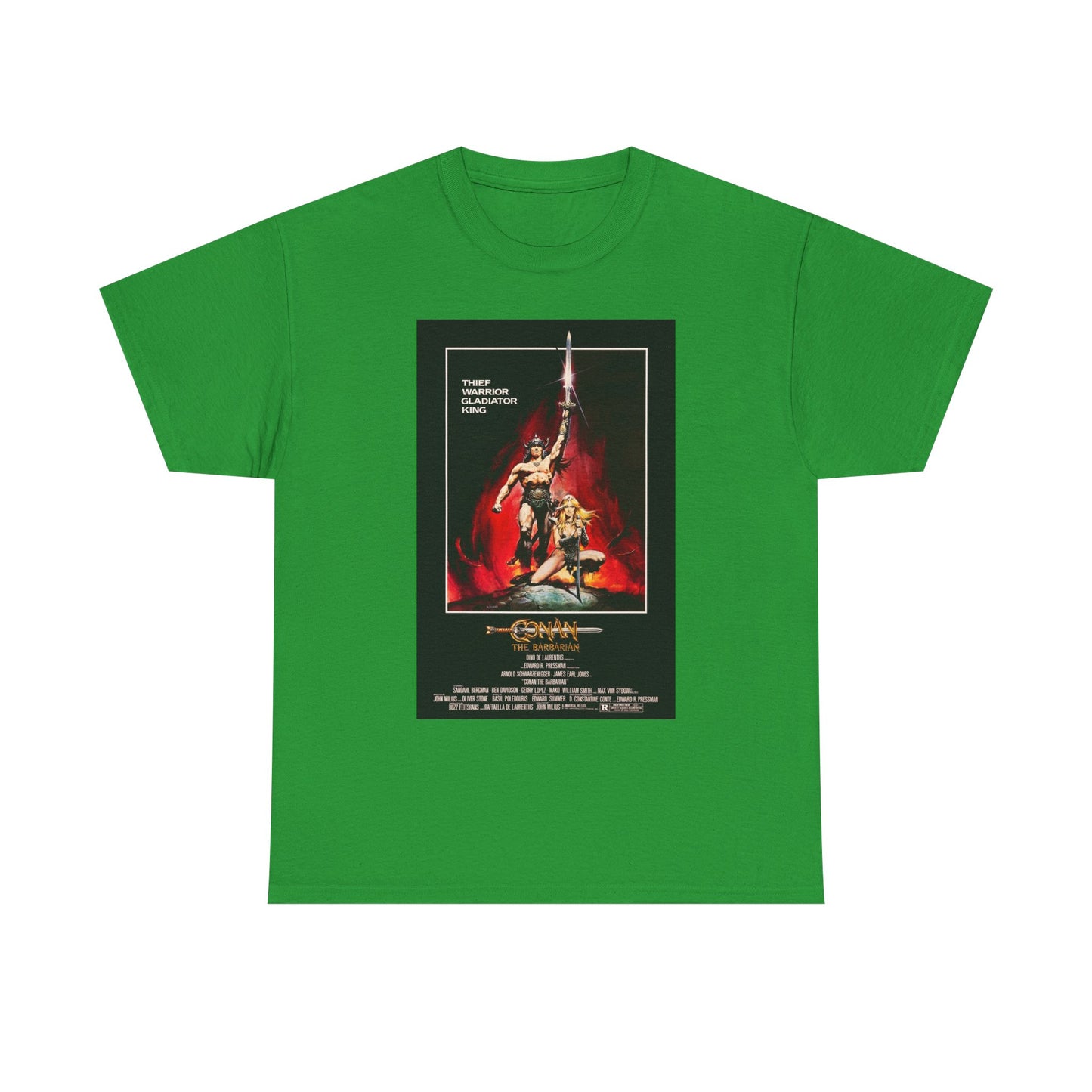 Conan the Barbarian Movie Poster Tee – Epic 80s Fantasy Classic