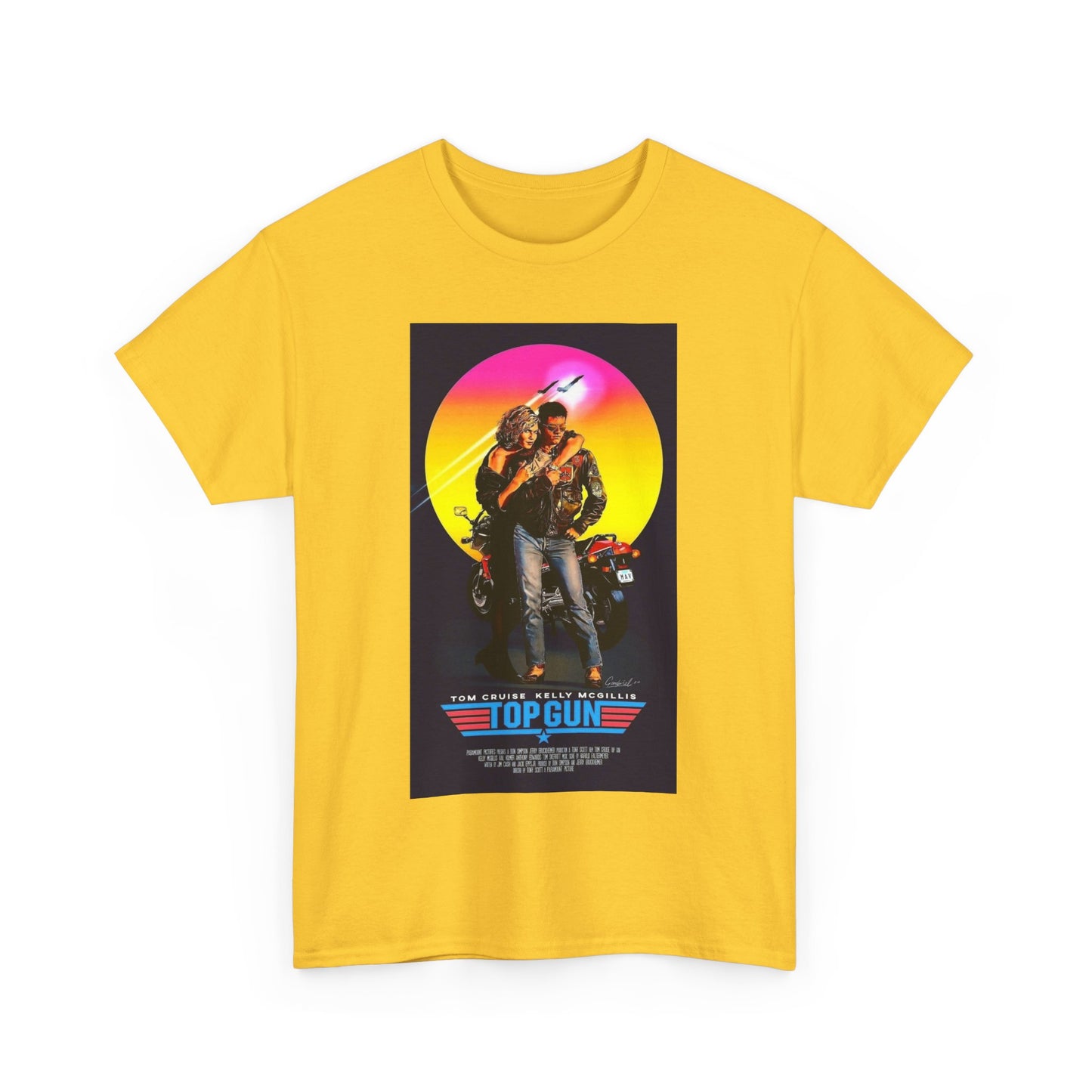 Retro 80s TOP GUN Tee – High-Flying Action Film Style