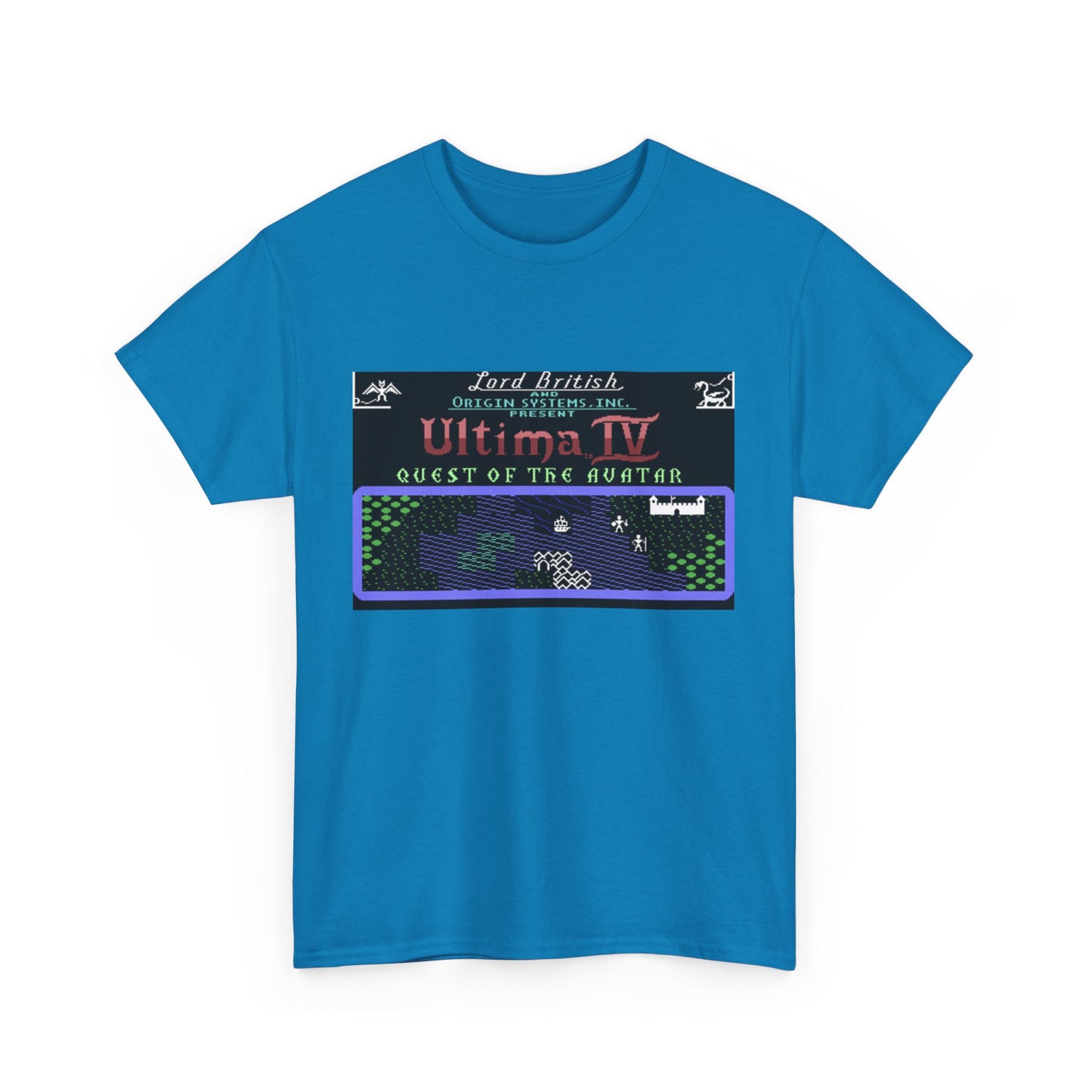 Ultima IV: Quest of the Avatar Commodore 64 Title Screen Tee – Classic C64 RPG