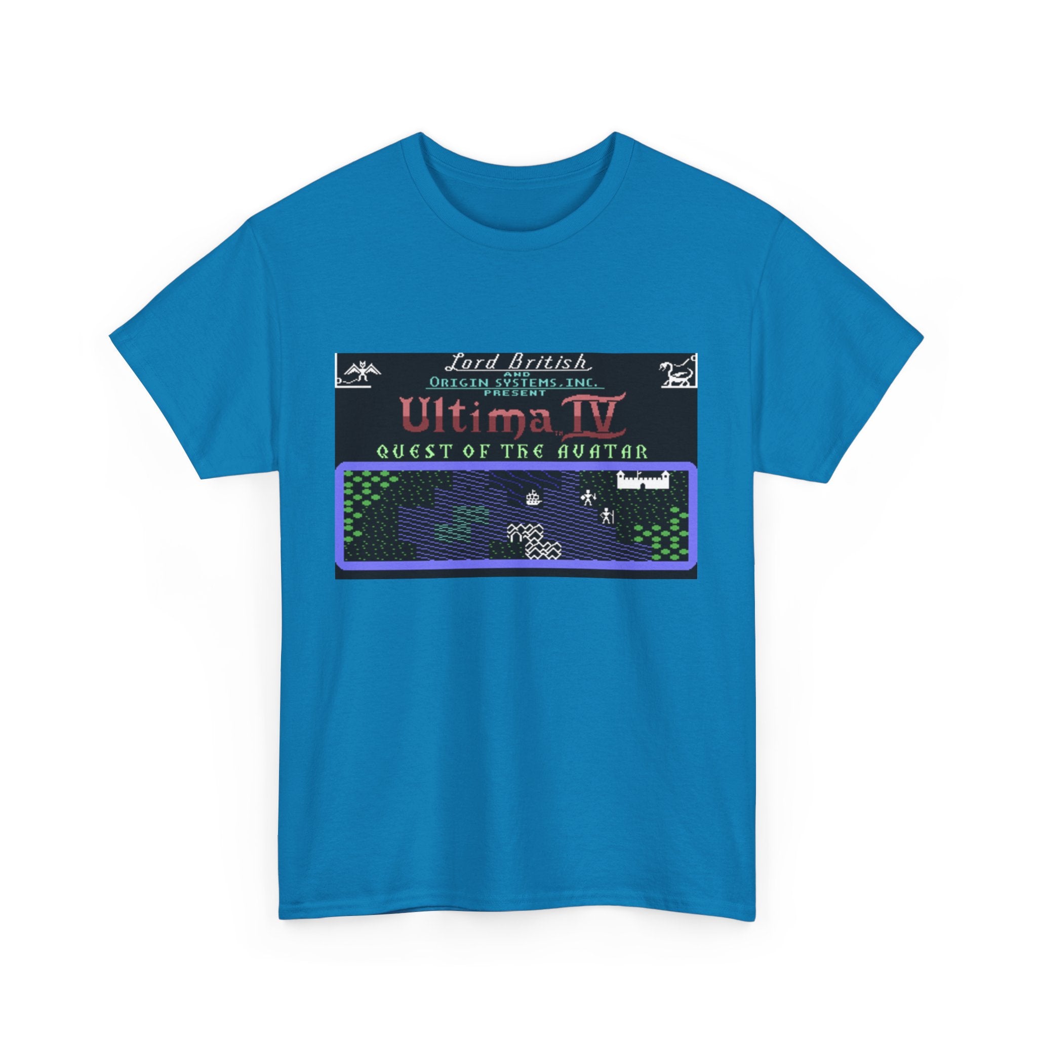 Ultima IV: Quest of the Avatar Commodore 64 Title Screen Tee – Classic C64 RPG