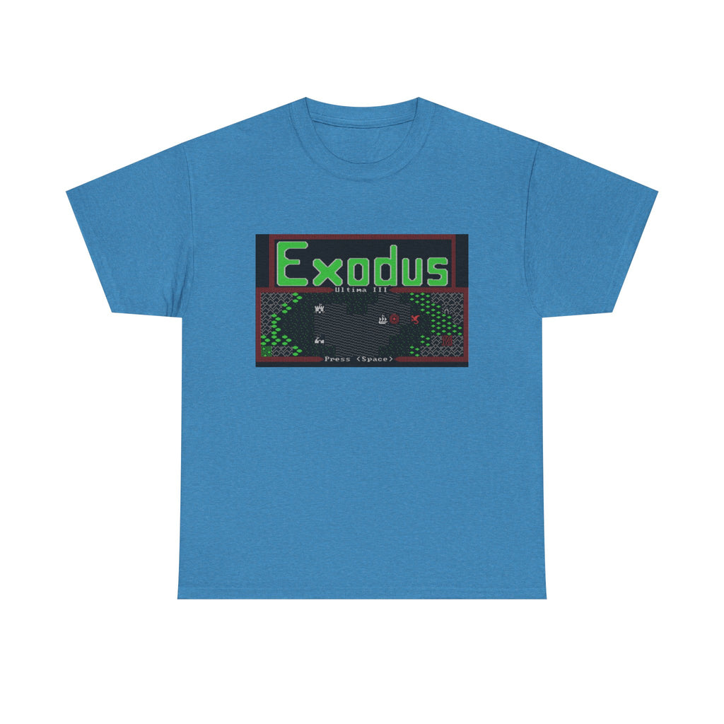 Ultima III: Exodus Commodore 64 Title Screen Tee – Classic C64 RPG