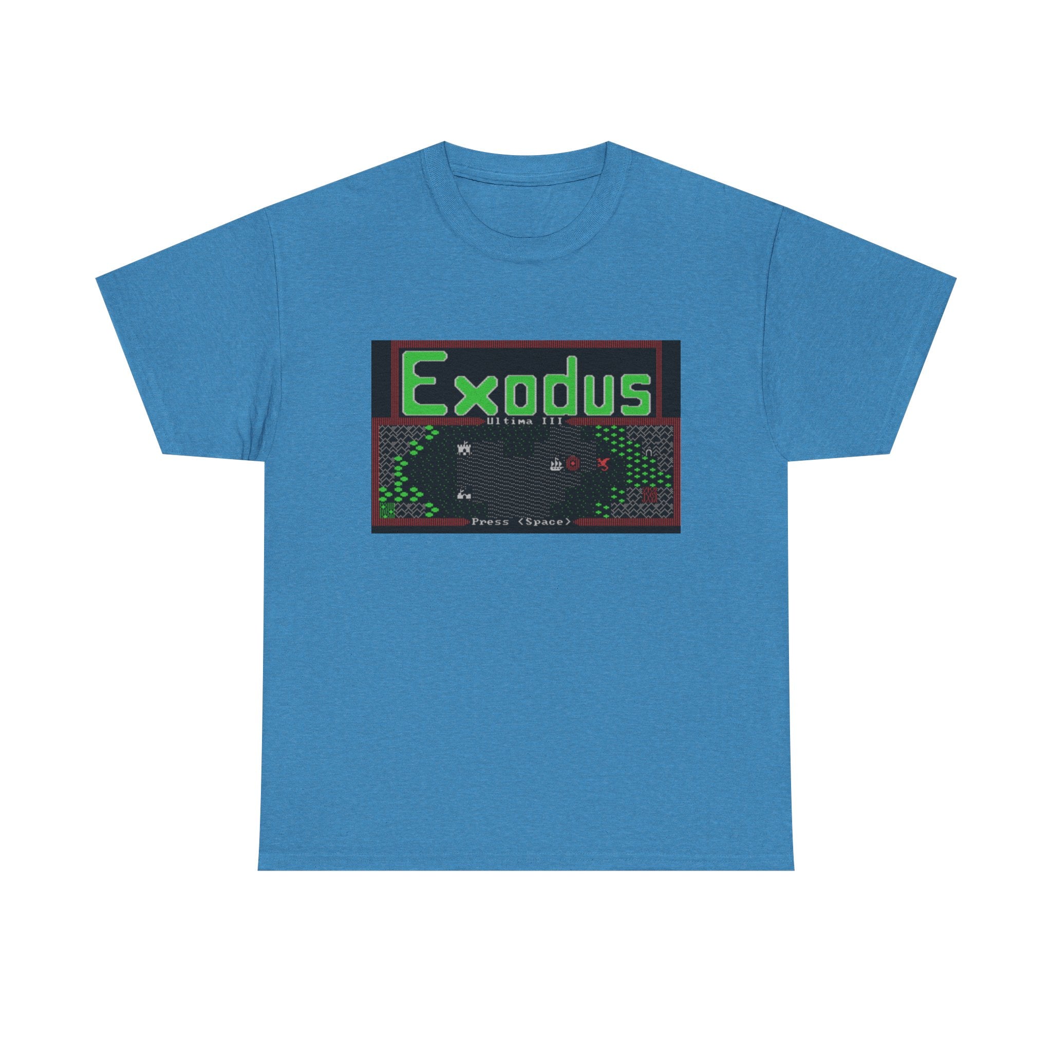 Ultima III: Exodus Commodore 64 Title Screen Tee – Classic C64 RPG
