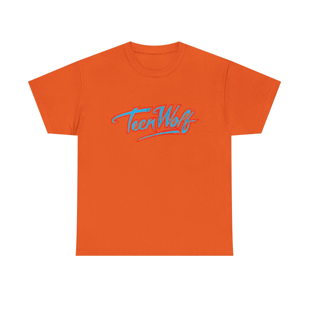Teen Wolf Neon Logo Tee – 80s Movie Magic