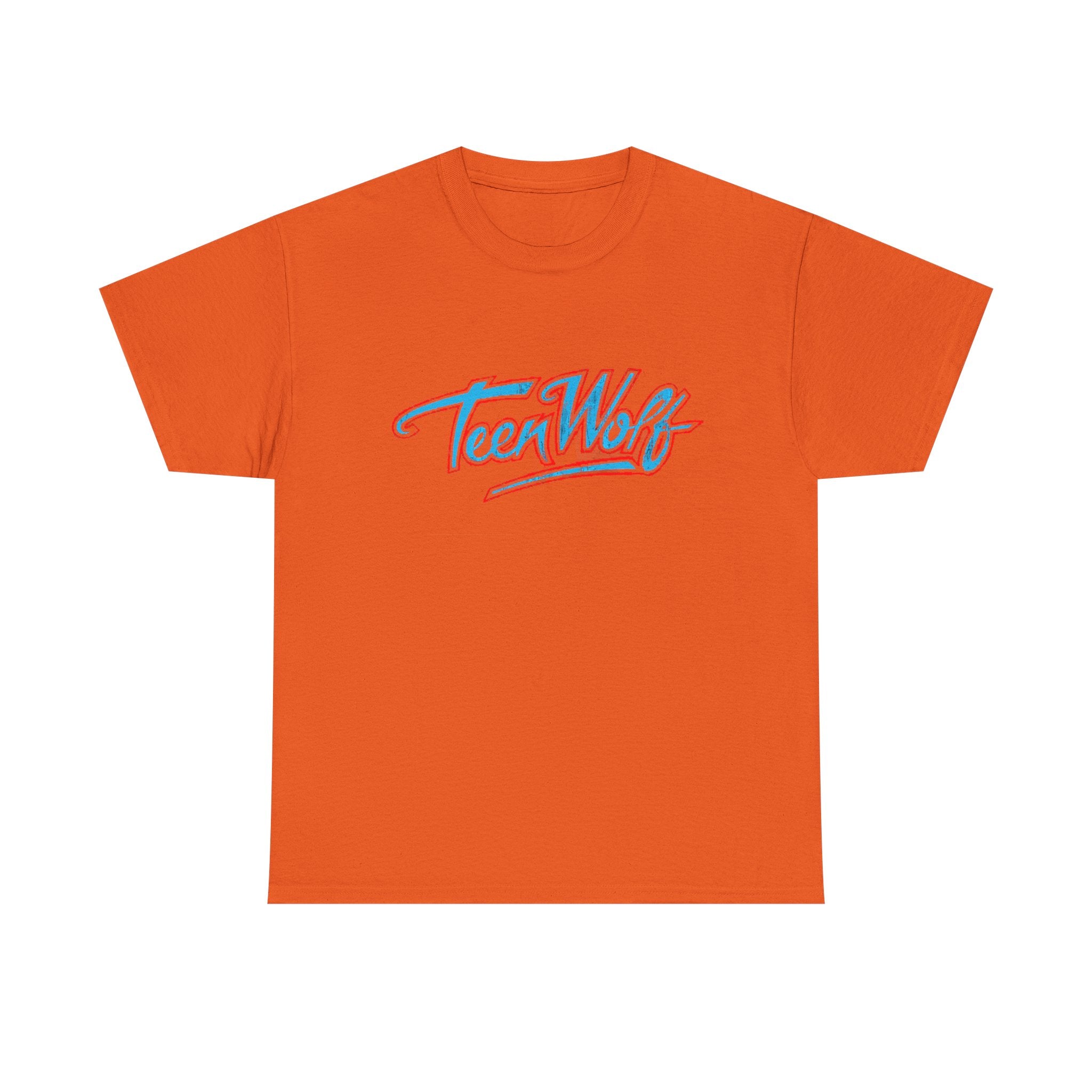 Teen Wolf Neon Logo Tee – 80s Movie Magic