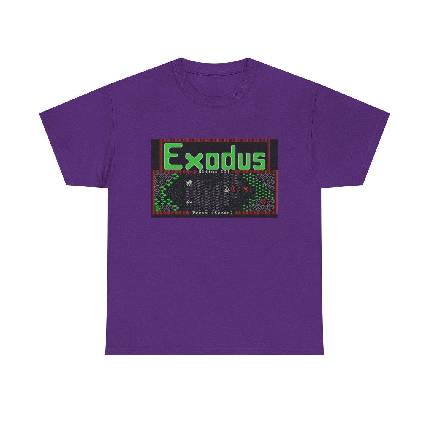 Ultima III: Exodus Commodore 64 Title Screen Tee – Classic C64 RPG
