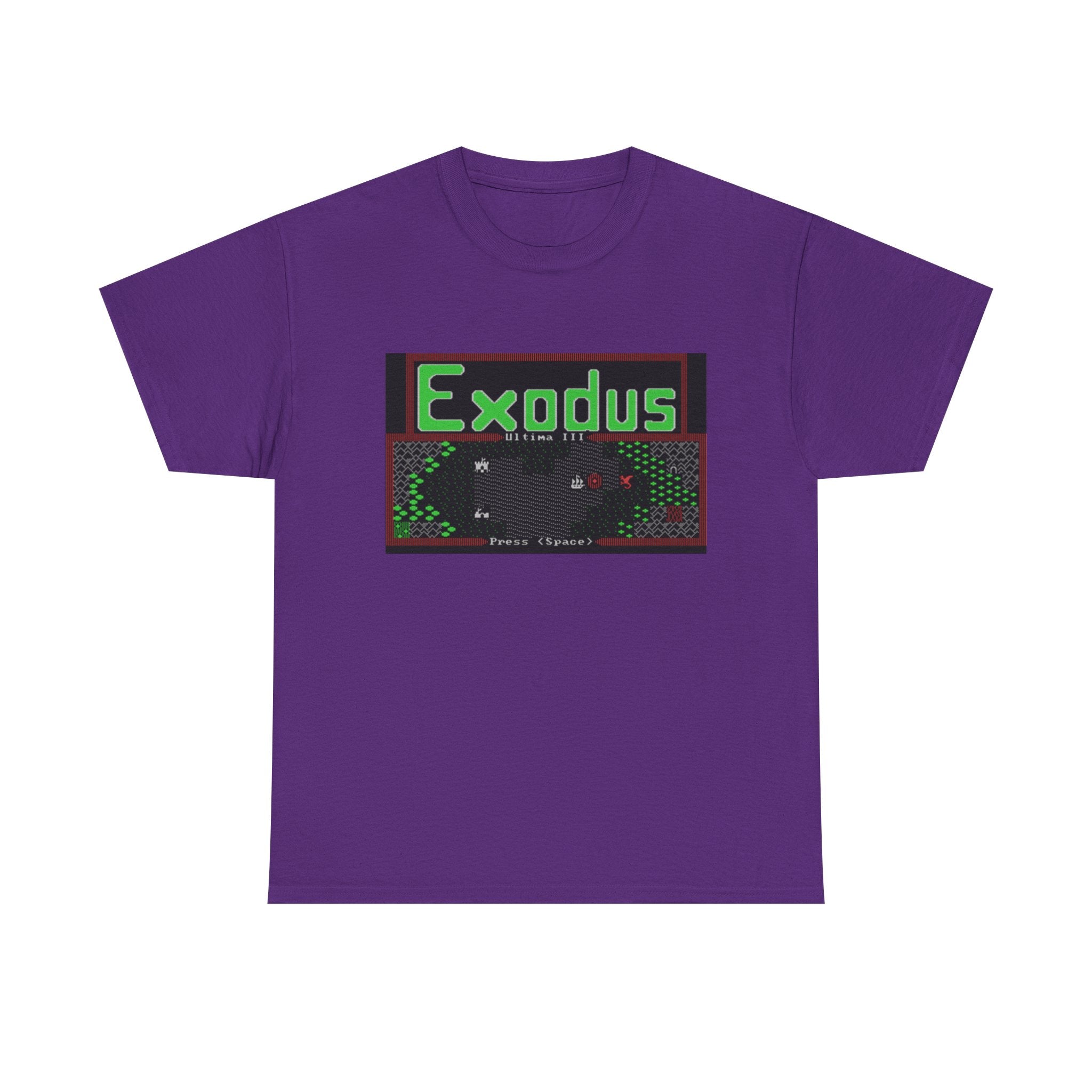 Ultima III: Exodus Commodore 64 Title Screen Tee – Classic C64 RPG