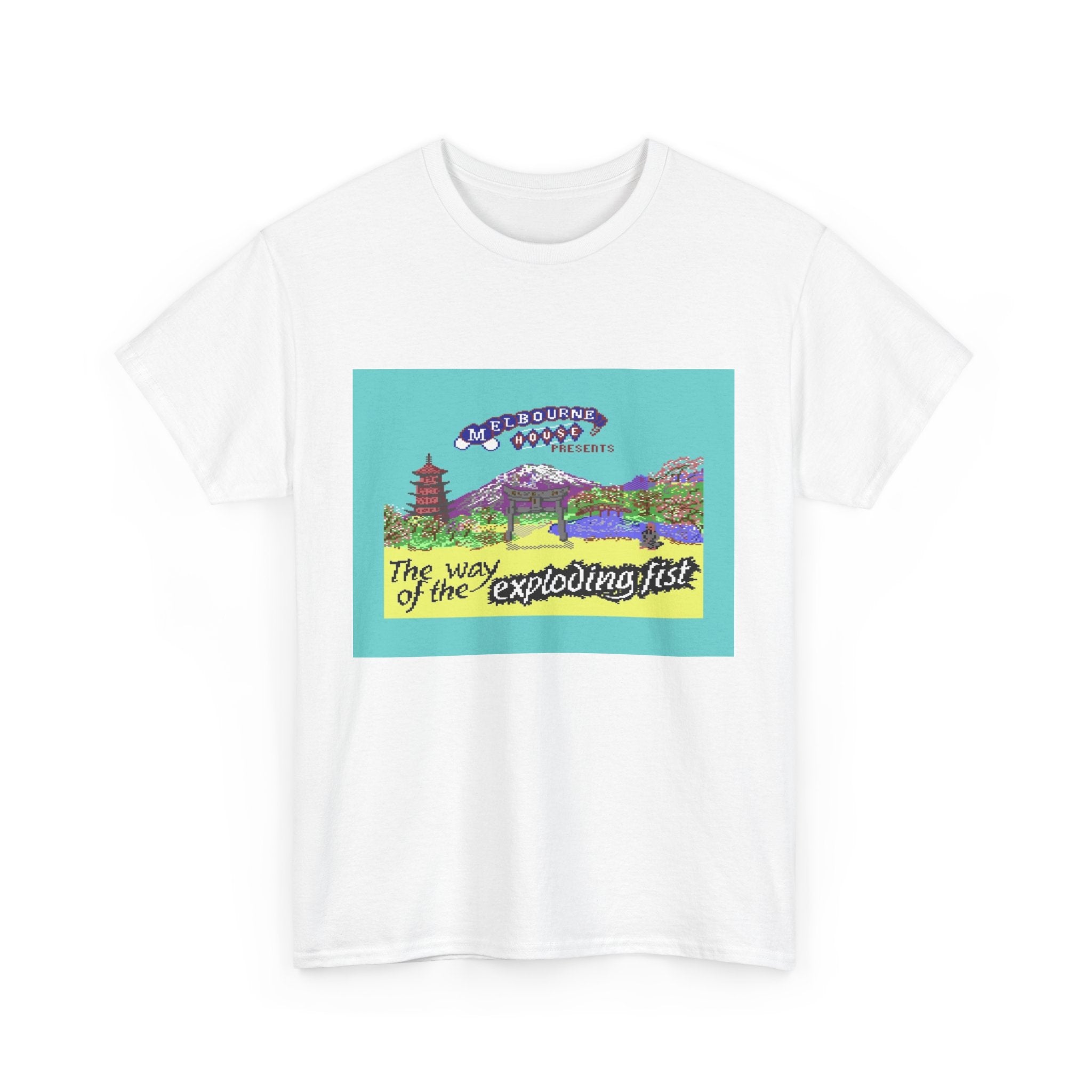 The Way of the Exploding Fist Commodore 64 Title Screen Tee – Classic C64 Fighting Game