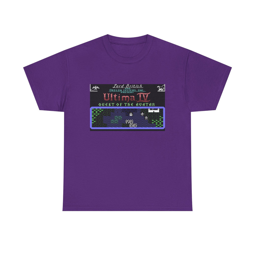 Ultima IV: Quest of the Avatar Commodore 64 Title Screen Tee – Classic C64 RPG
