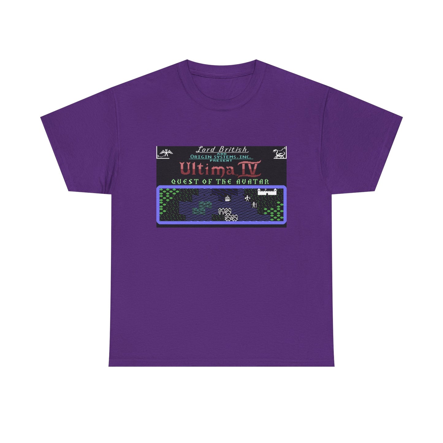 Ultima IV: Quest of the Avatar Commodore 64 Title Screen Tee – Classic C64 RPG