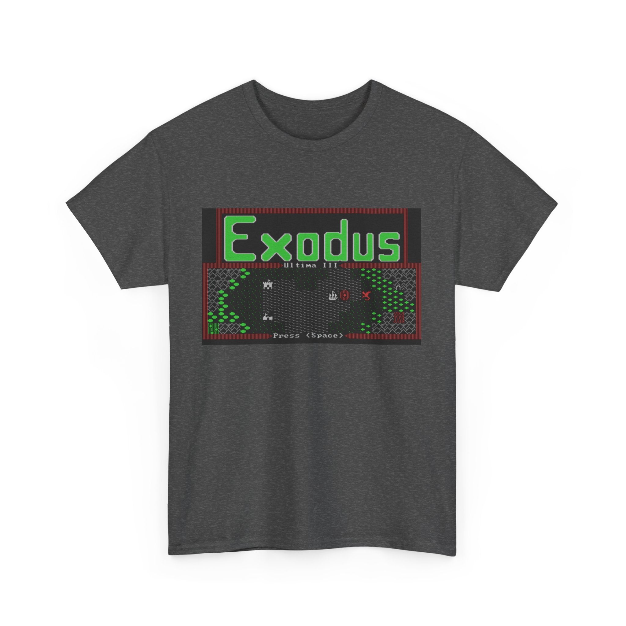 Ultima III: Exodus Commodore 64 Title Screen Tee – Classic C64 RPG
